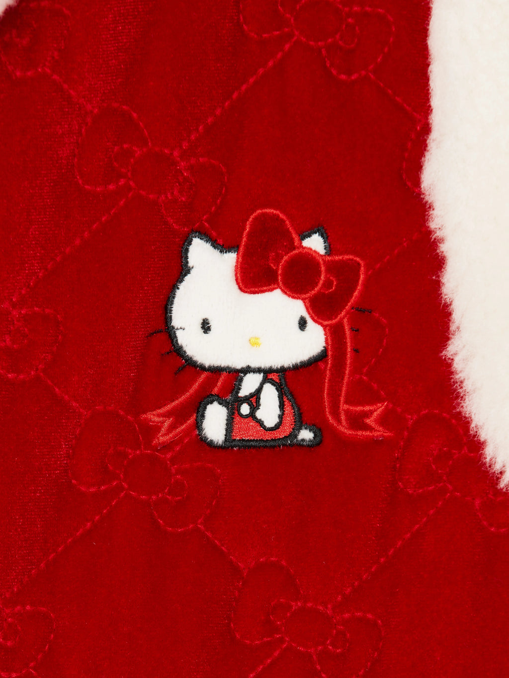 "Hello Kitty" Reversible Velvet Quilted Home Vest