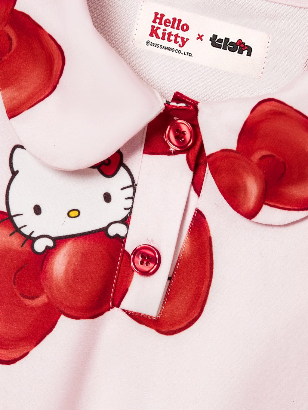 "Hello Kitty" Polar Fleece Nightgown Bow Tie