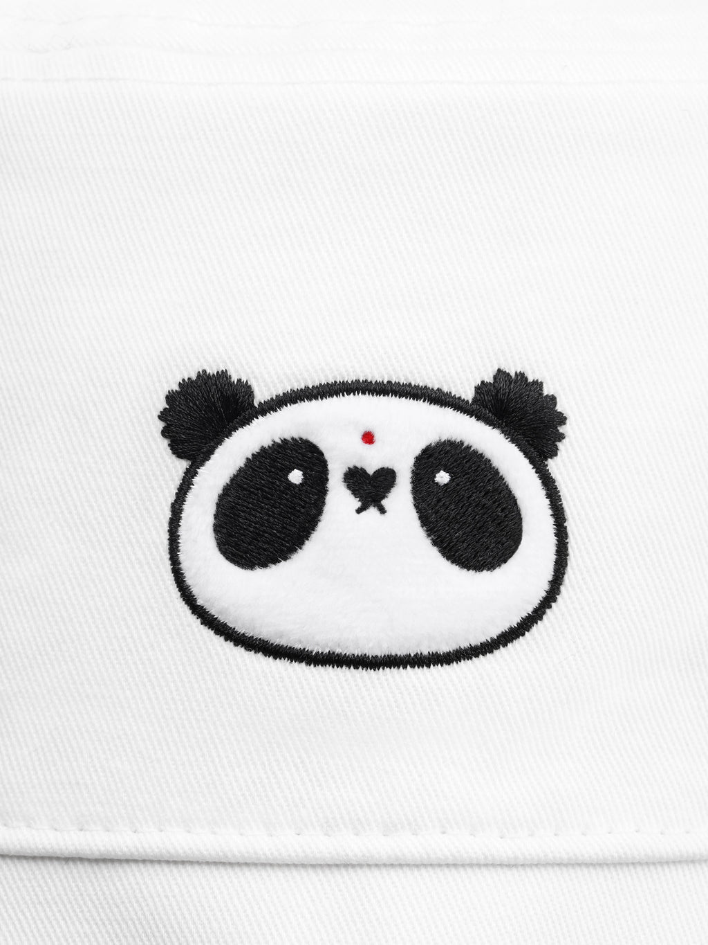 "panda pompom" Goggle Bucket Hat