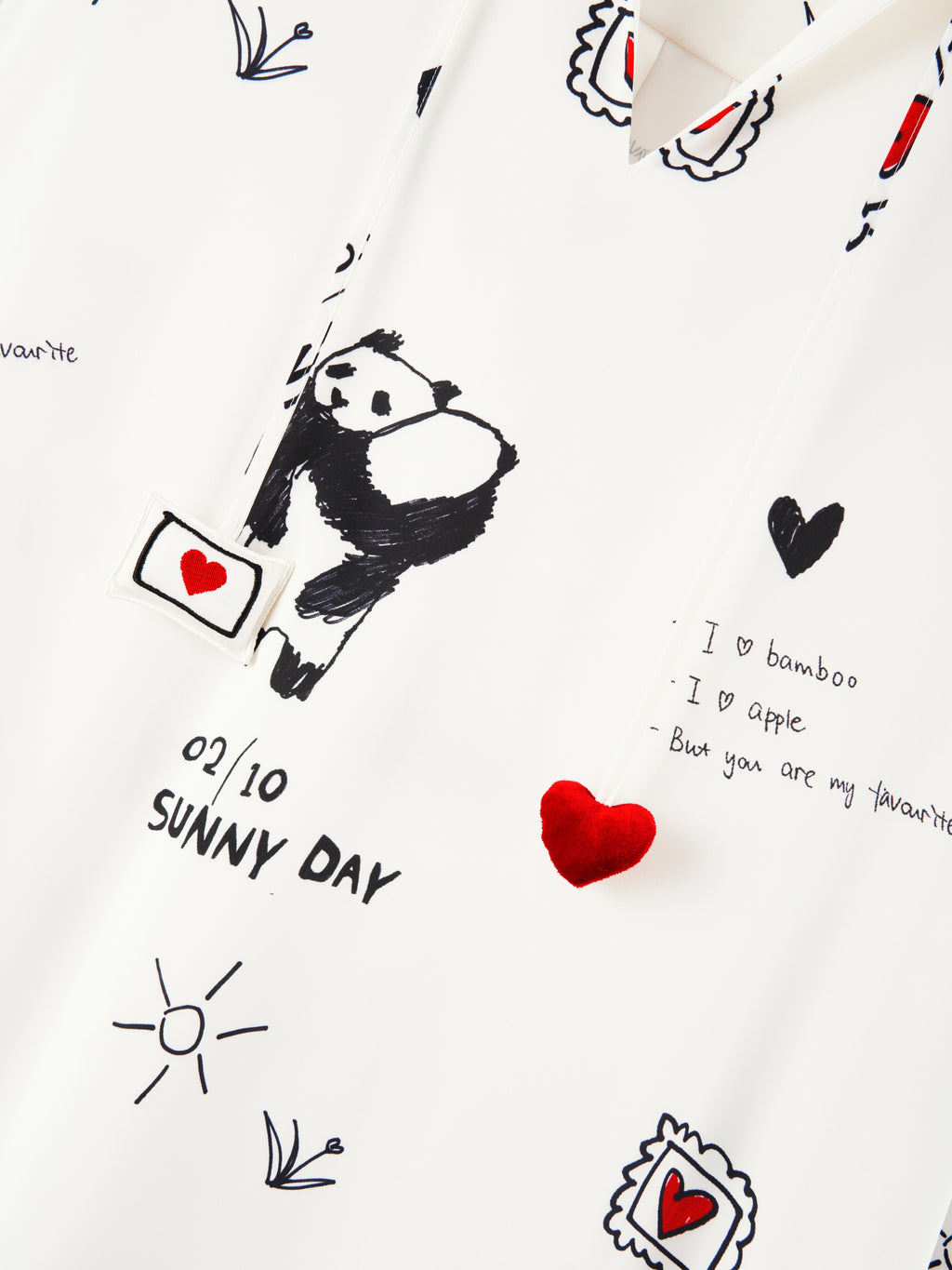 "Panda PomPom" Satin Nightgown – Flipped