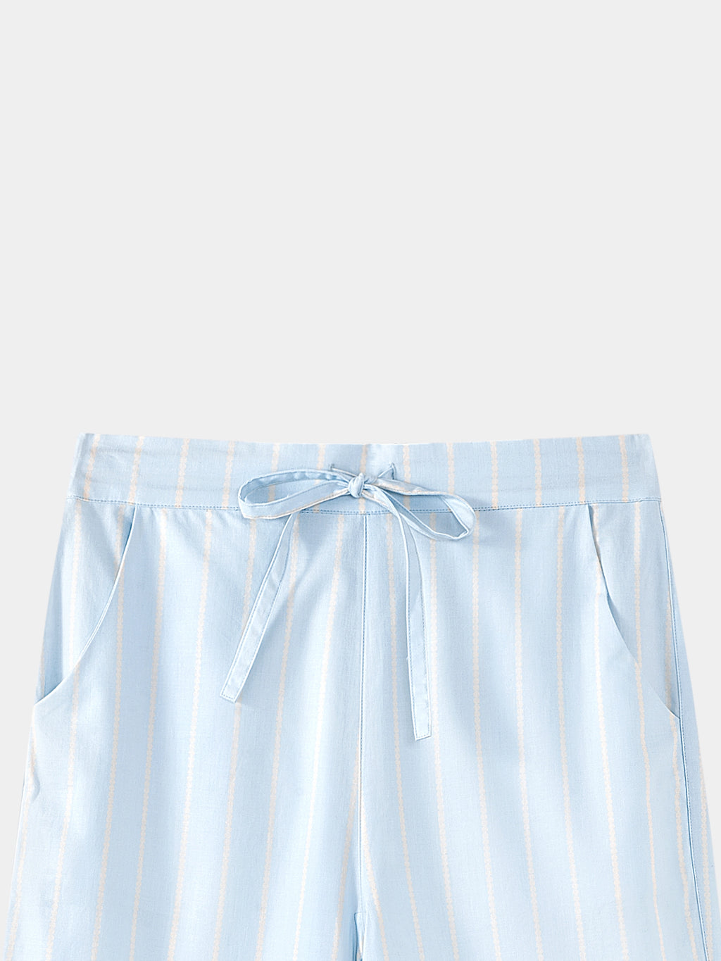 “Urban Jungle” Tencel Cotton Blend Short Sleeve Loungewear Set Water Blue