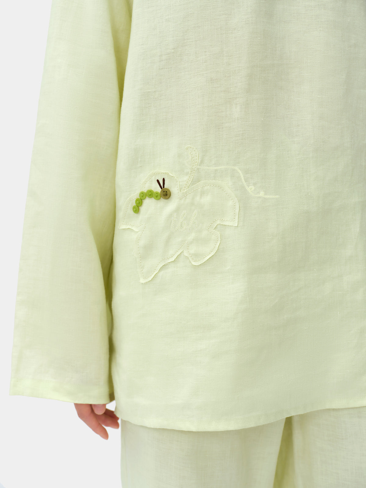 tbh Wōdrobe Hemp Loungewear Set Long Sleeve – Melon Green