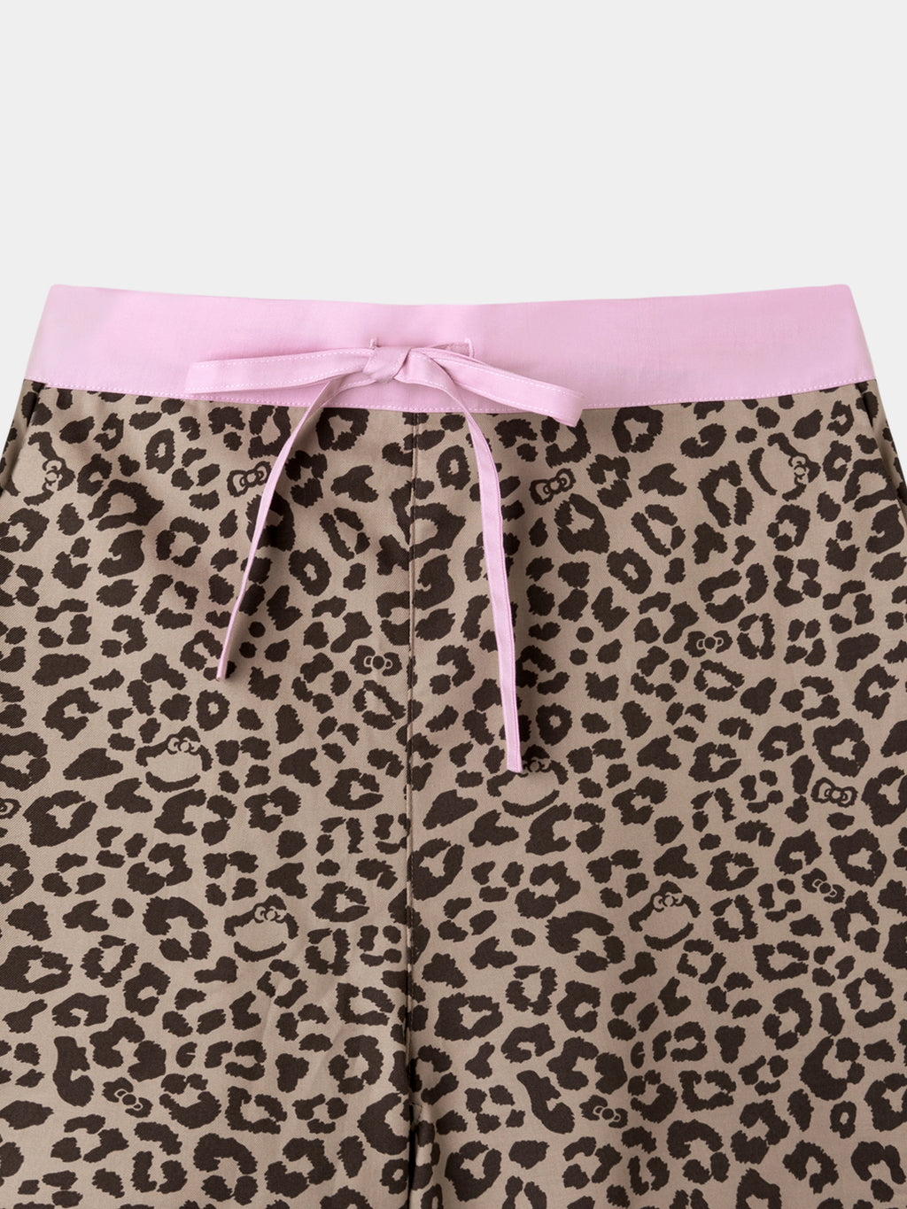 "Hello Kitty" Tencel Cotton Blend Loungewear Set – Leopard