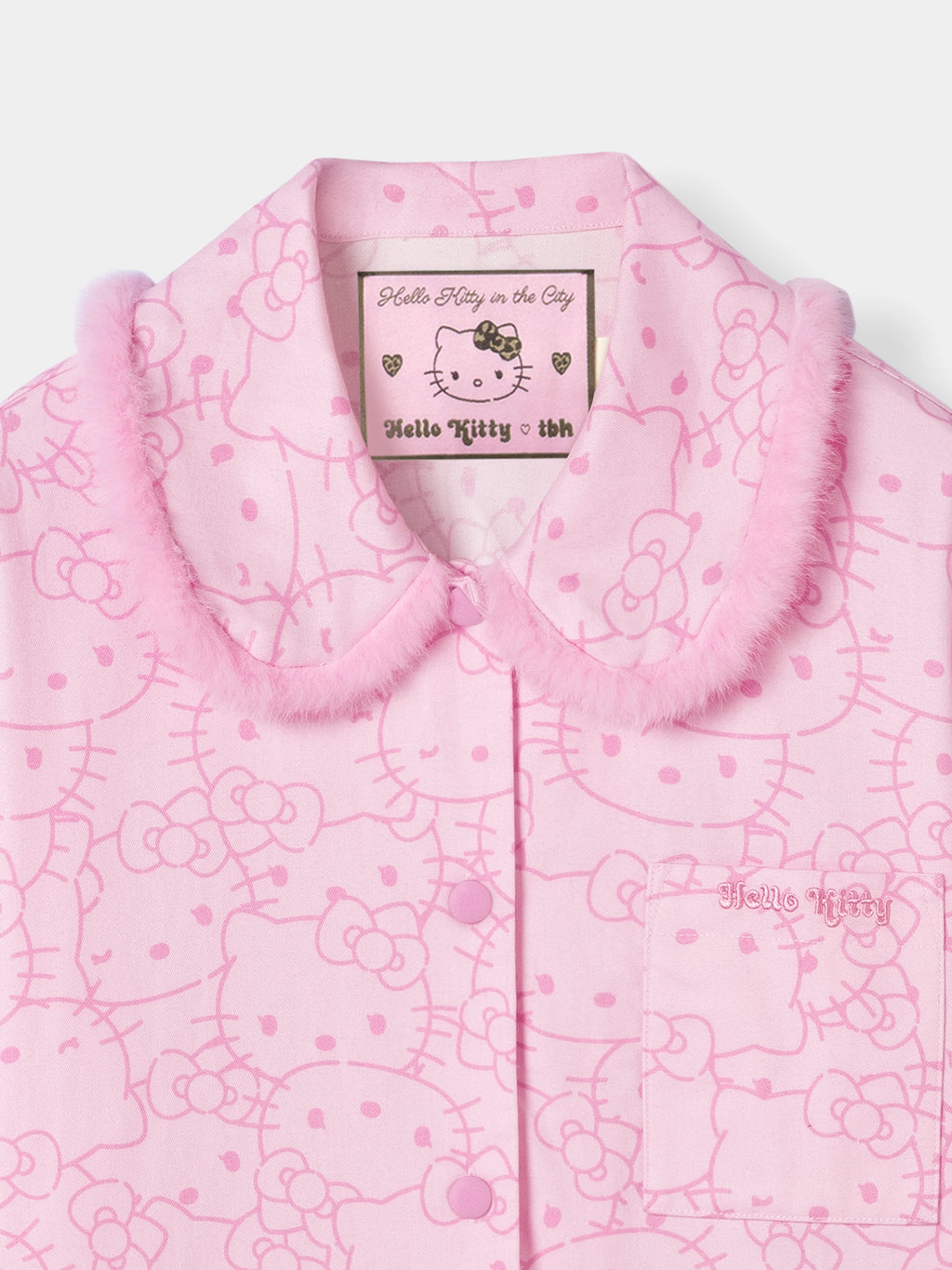 "Hello Kitty" Cotton Flannel Loungewear Set – Hello Kitty Pattern