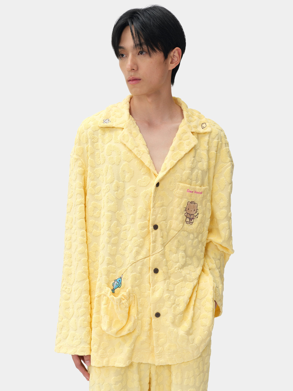 "Dear Daniel" Terry Loungewear Set Long Sleeve – Sunbeam Leopard