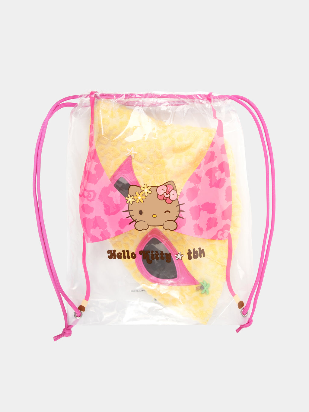 "Hello Kitty" Terry Bucket Hat with Sunglasses – Sunbeam Leopard