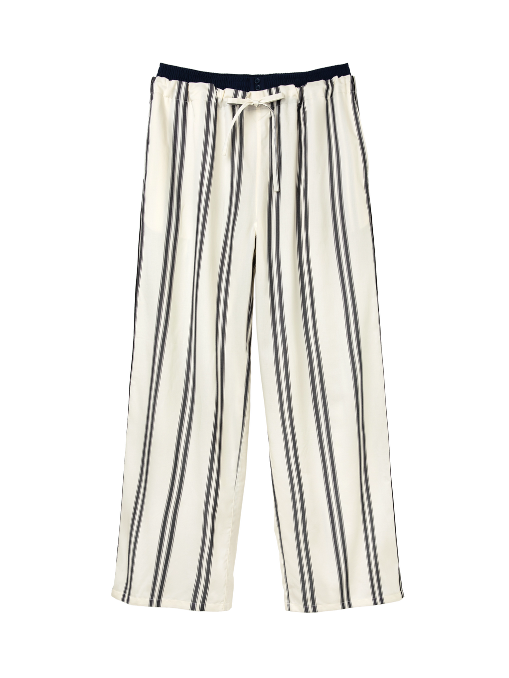"Urban Jungle" Tencel Cotton Blend Loungewear Set – Moonlight White