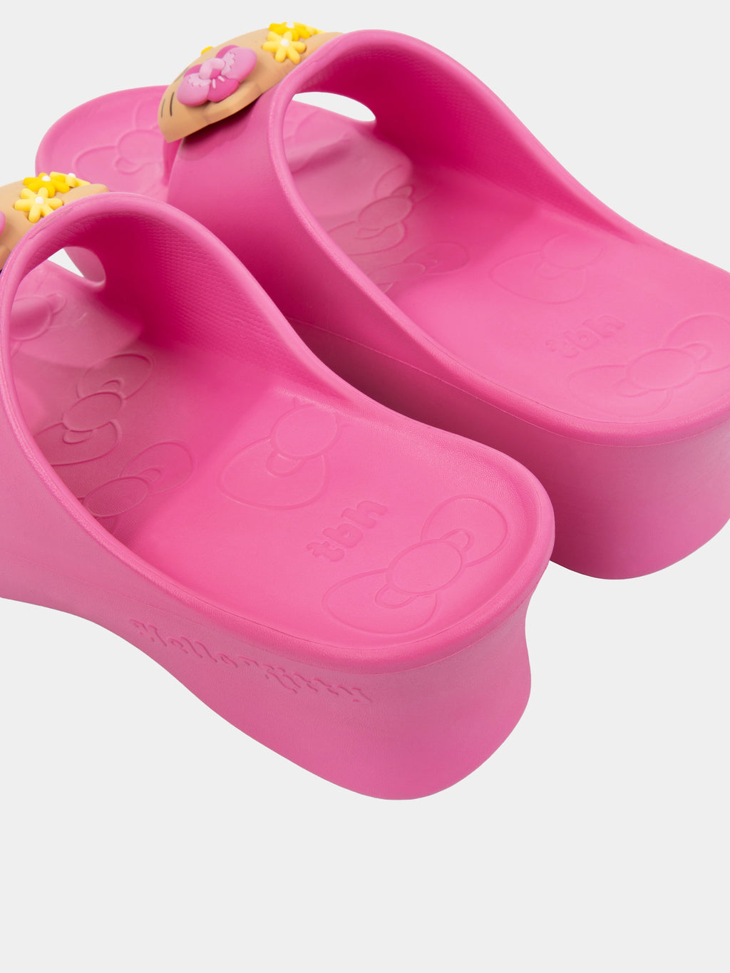 "Hello Kitty" EVA Platform Slippers – Hot Pink