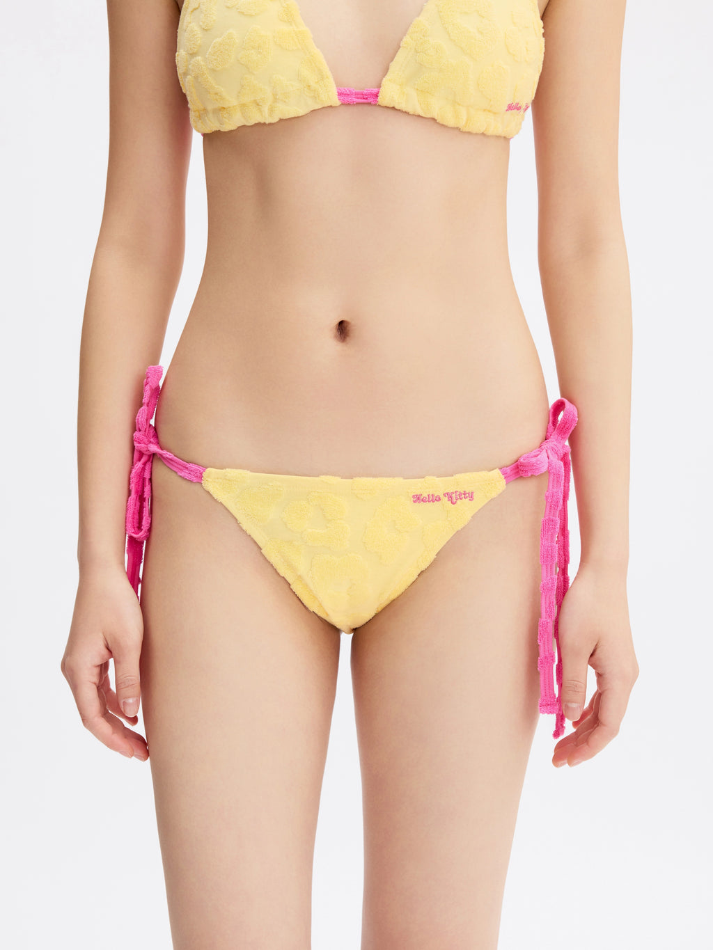 "Hello Kitty" Terry Bikini Set – Sunbeam Leopard