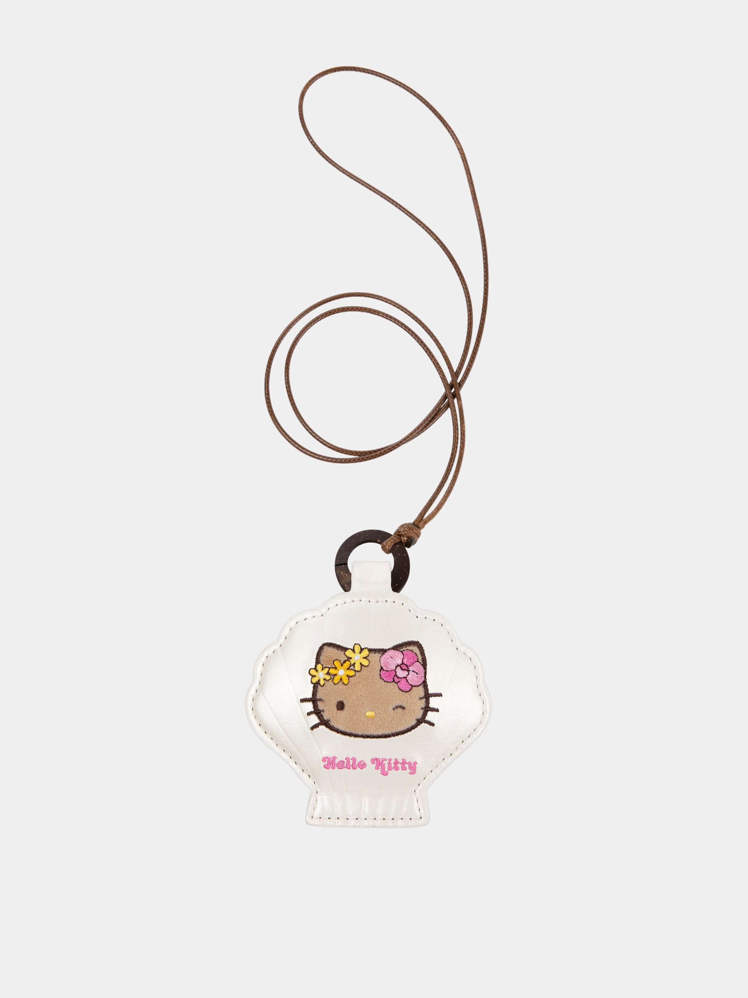"Hello Kitty" Terry Beach Bag Set (With Shell-Shaped Sunglasses Clip) – Sunbeam Leopard