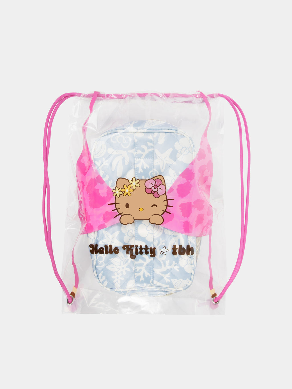 "Hello Kitty" Cosmetic Bag – Breezy Blue – Medium