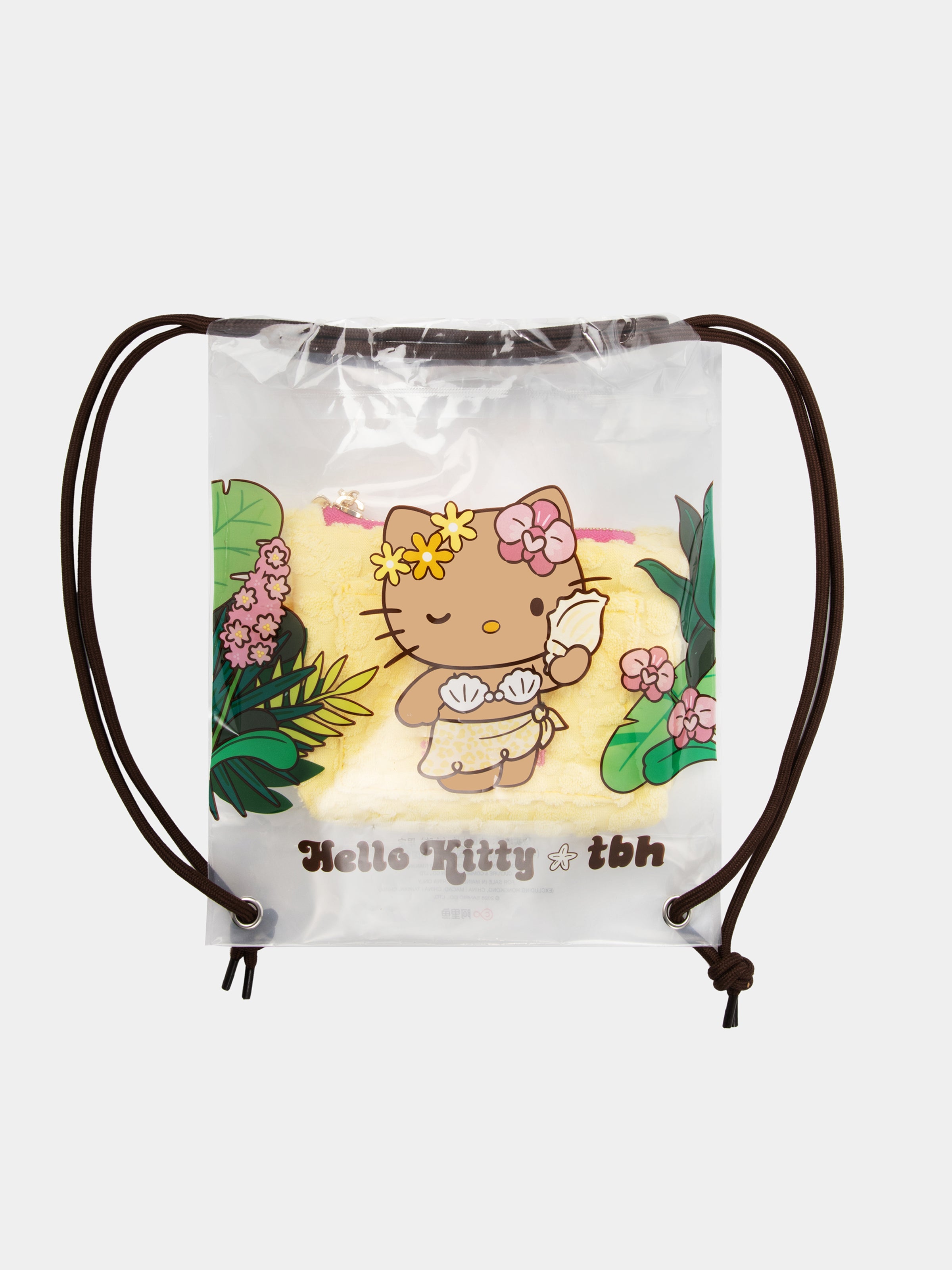 "Hello Kitty" Terry Storage Bag – Sunbeam Leopard – Small