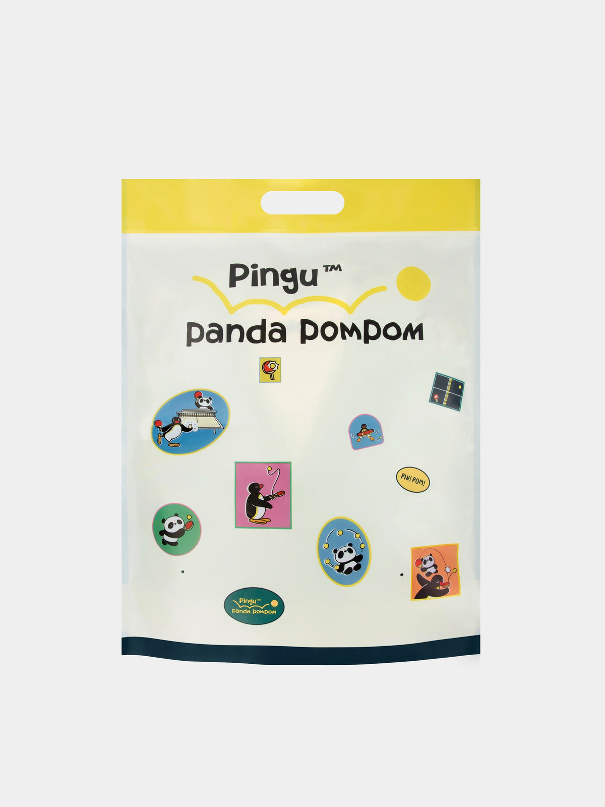 PIN!POM! 刺繡帽－海軍藍