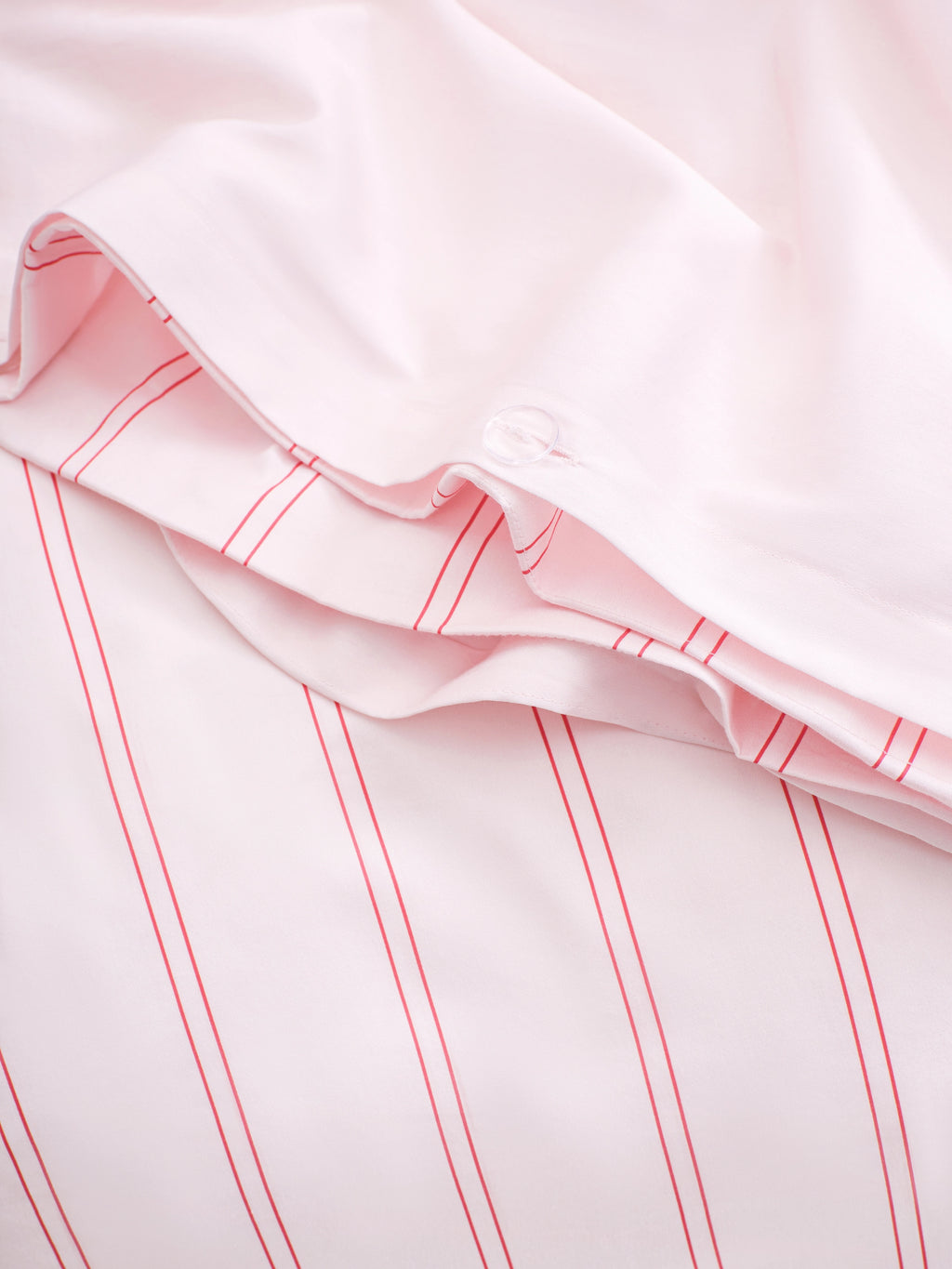 "Hello Kitty" Cotton Jacquard Bedding Set – Pink Stripes