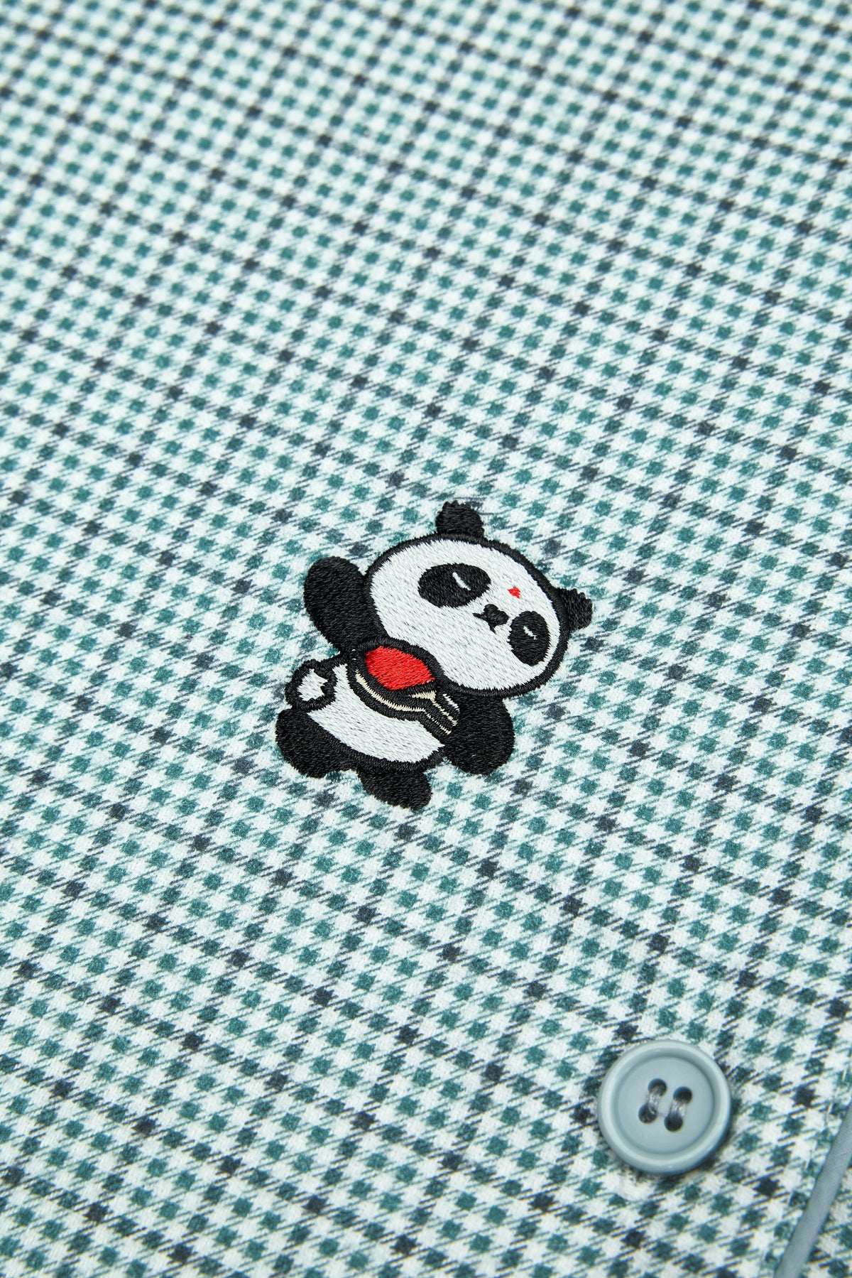 PIN!POM! 磨毛棉居家服 長袖－森林格紋