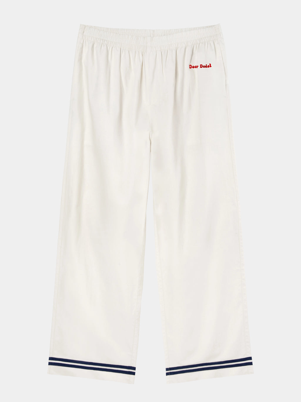"Dear Daniel" Cotton Sailor Collar Loungewear Set Long Sleeve