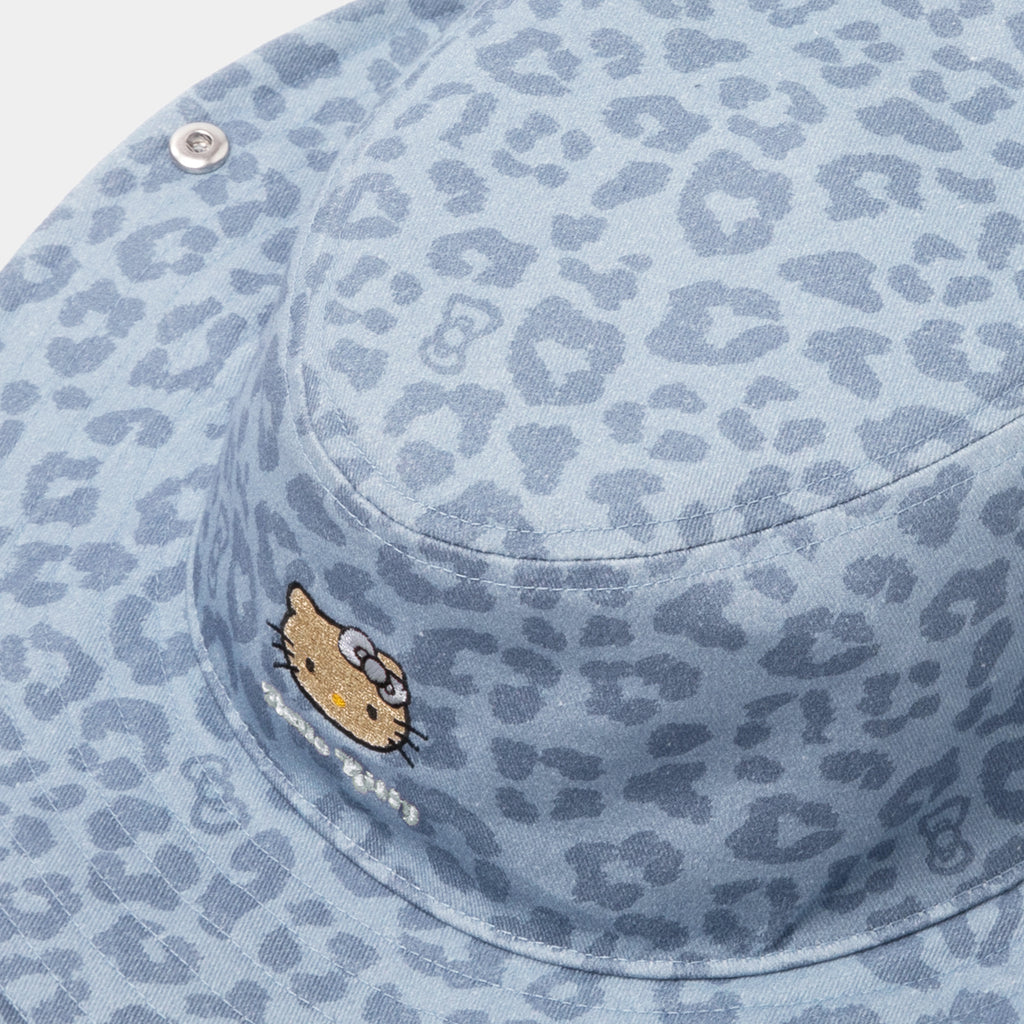 "Hello Kitty" Cowboy Cap – Denim Leopard