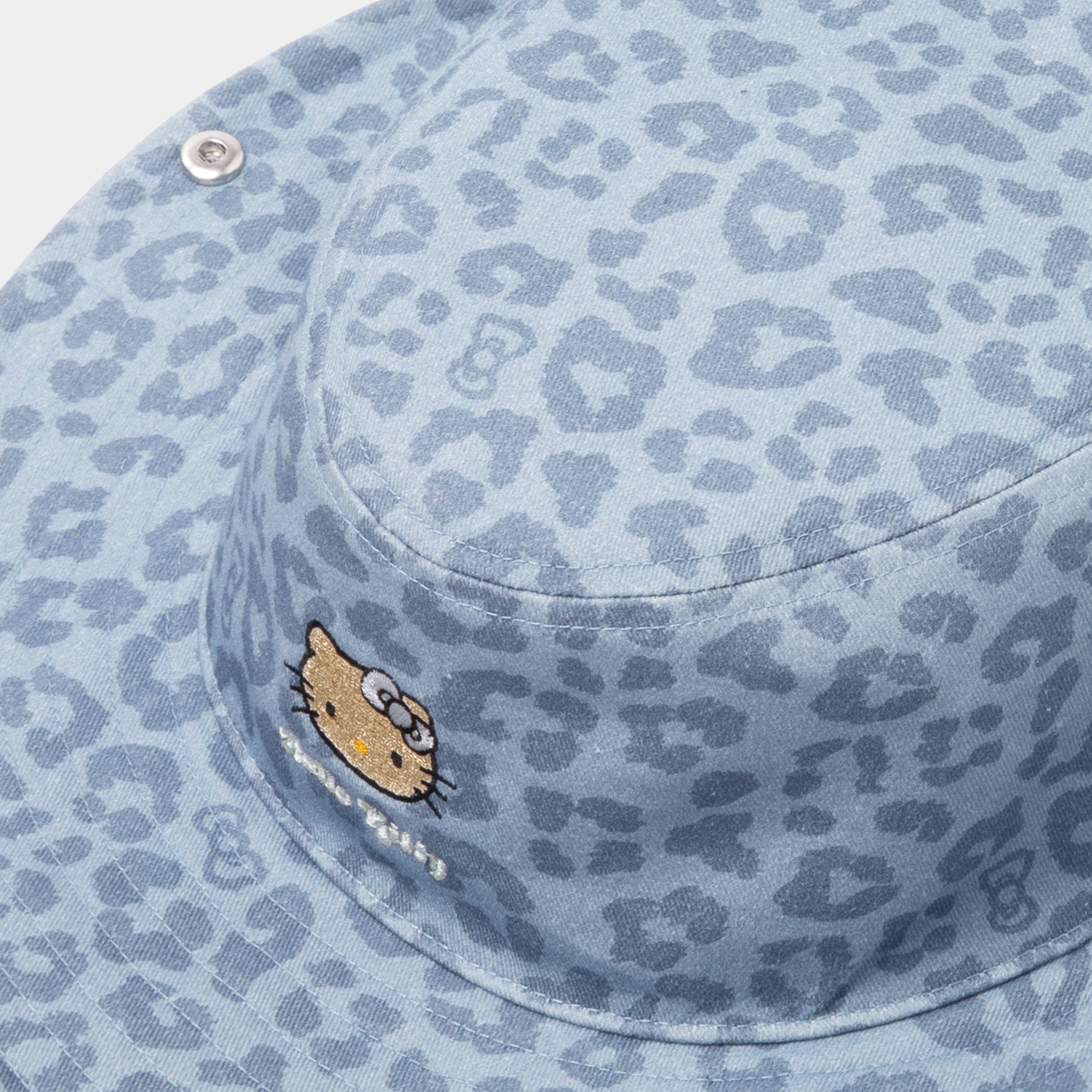 "Hello Kitty" Cowboy Cap – Denim Leopard