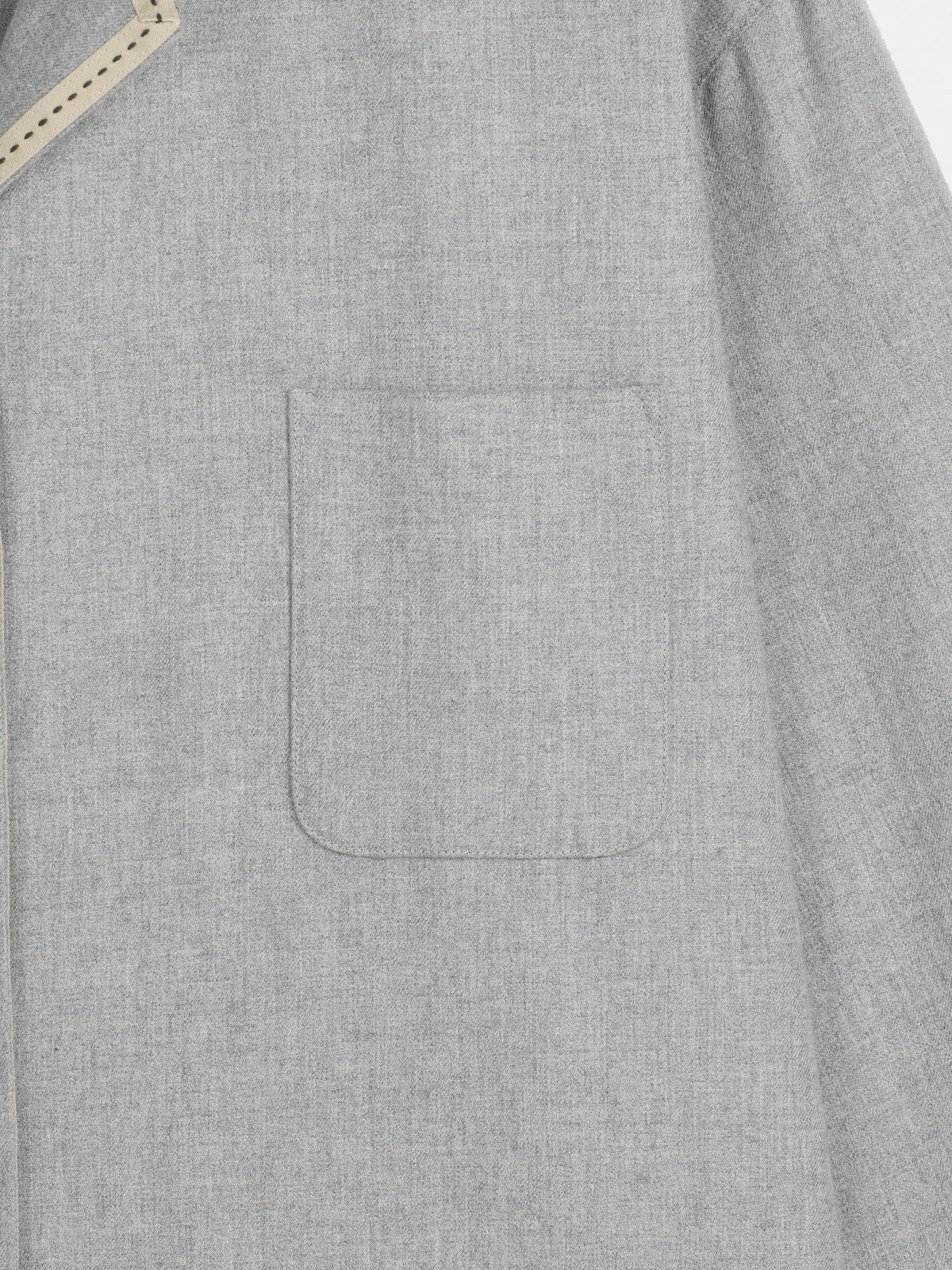 "Frame" Australian Wool-Cotton Loungewear Set – Heather Grey