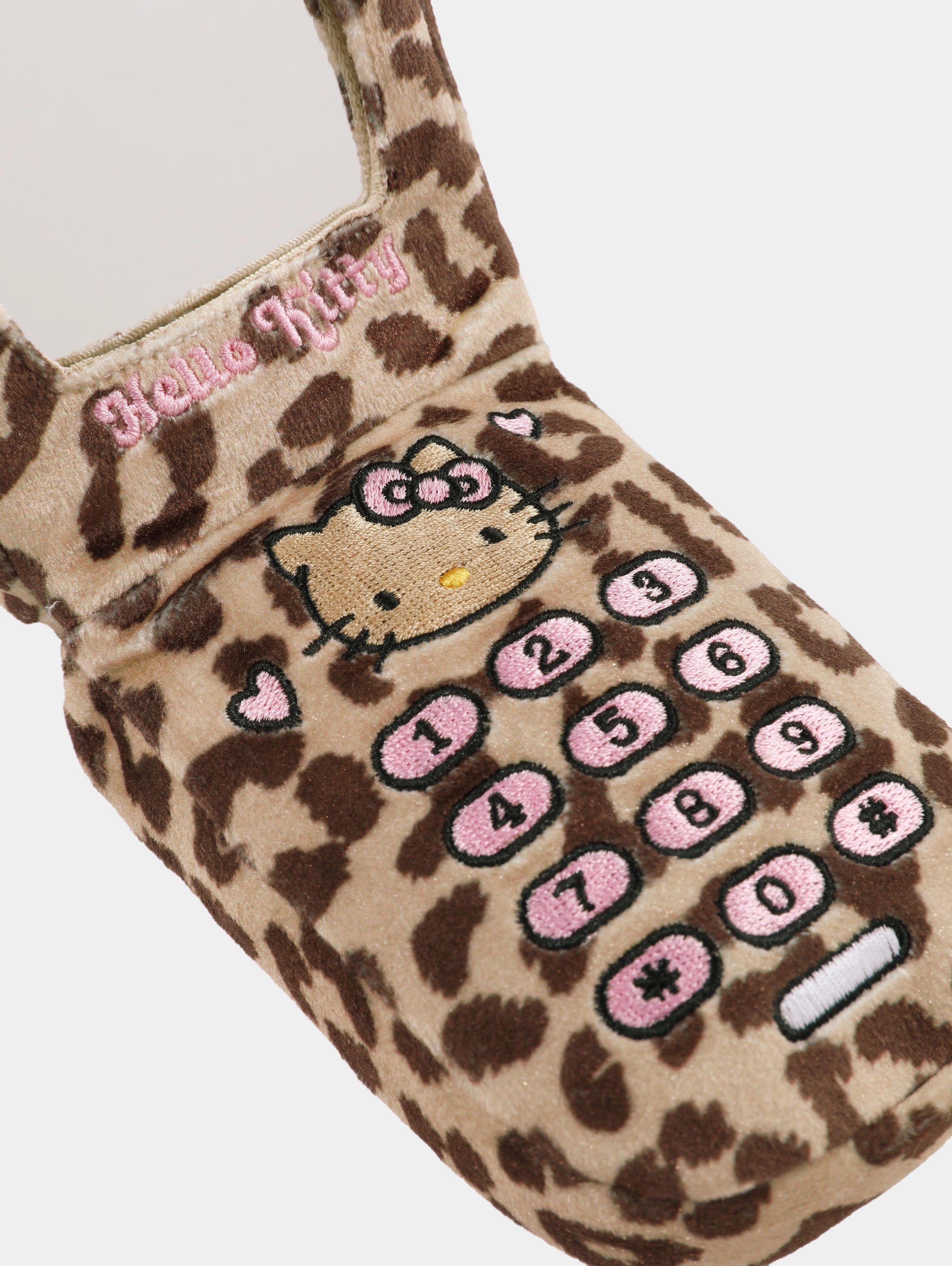 "Hello Kitty" Lanyard Bag sets Leopard