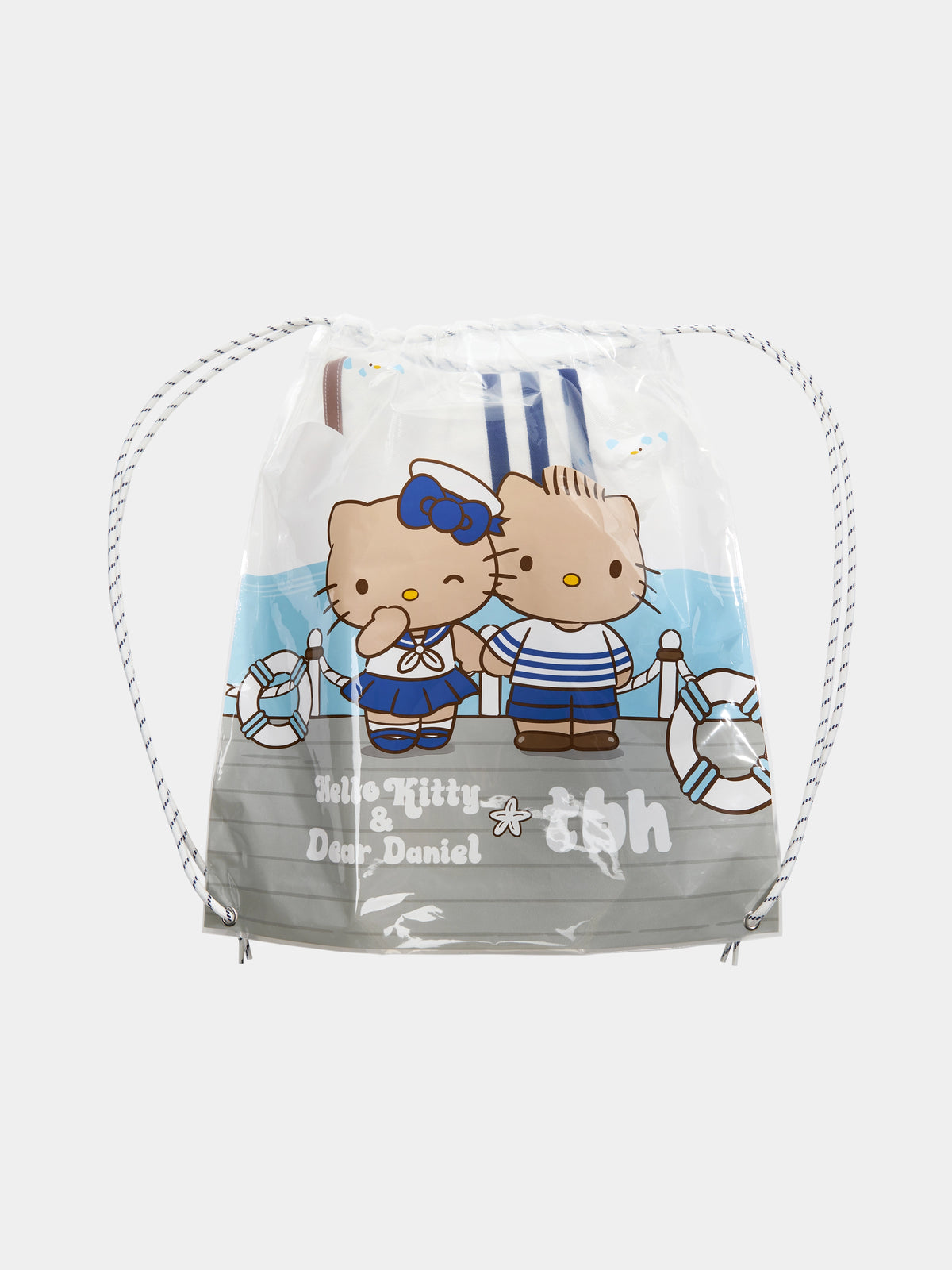 "Hello Kitty" Canvas Tote Bag – Breton Stripe