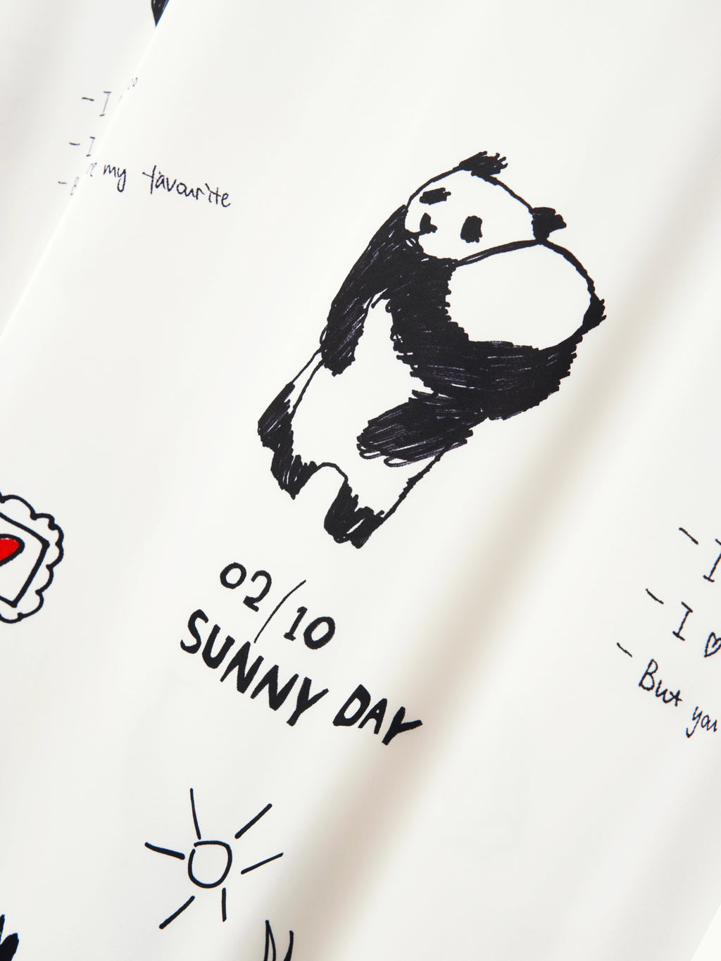 "Panda PomPom" Satin Nightgown – Flipped