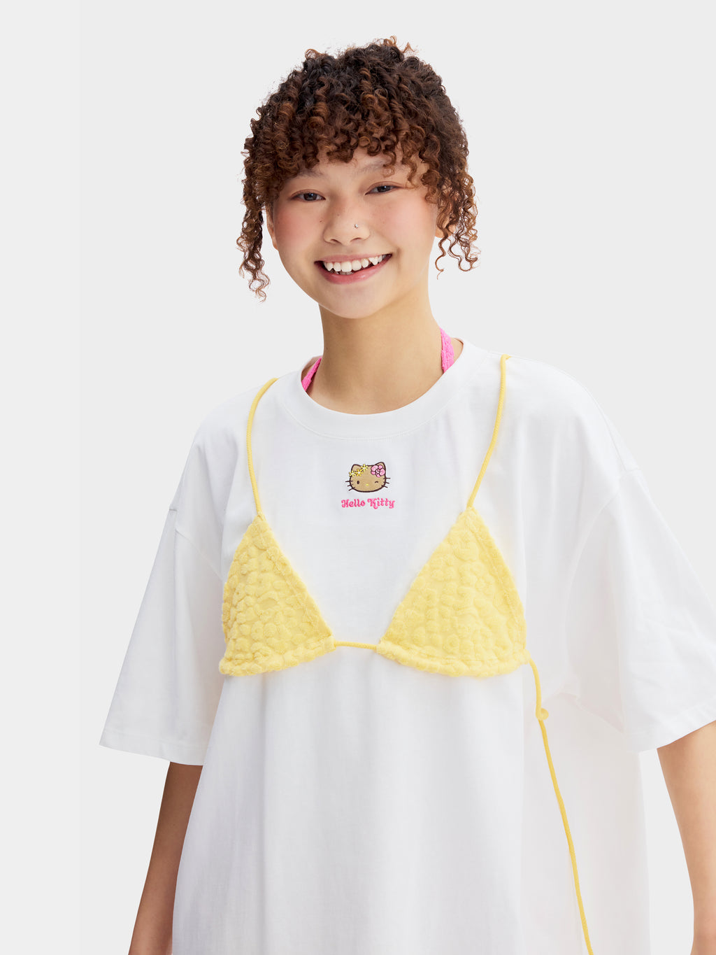 "Hello Kitty" Bikini Print T-Shirt – Sunbeam Leopard