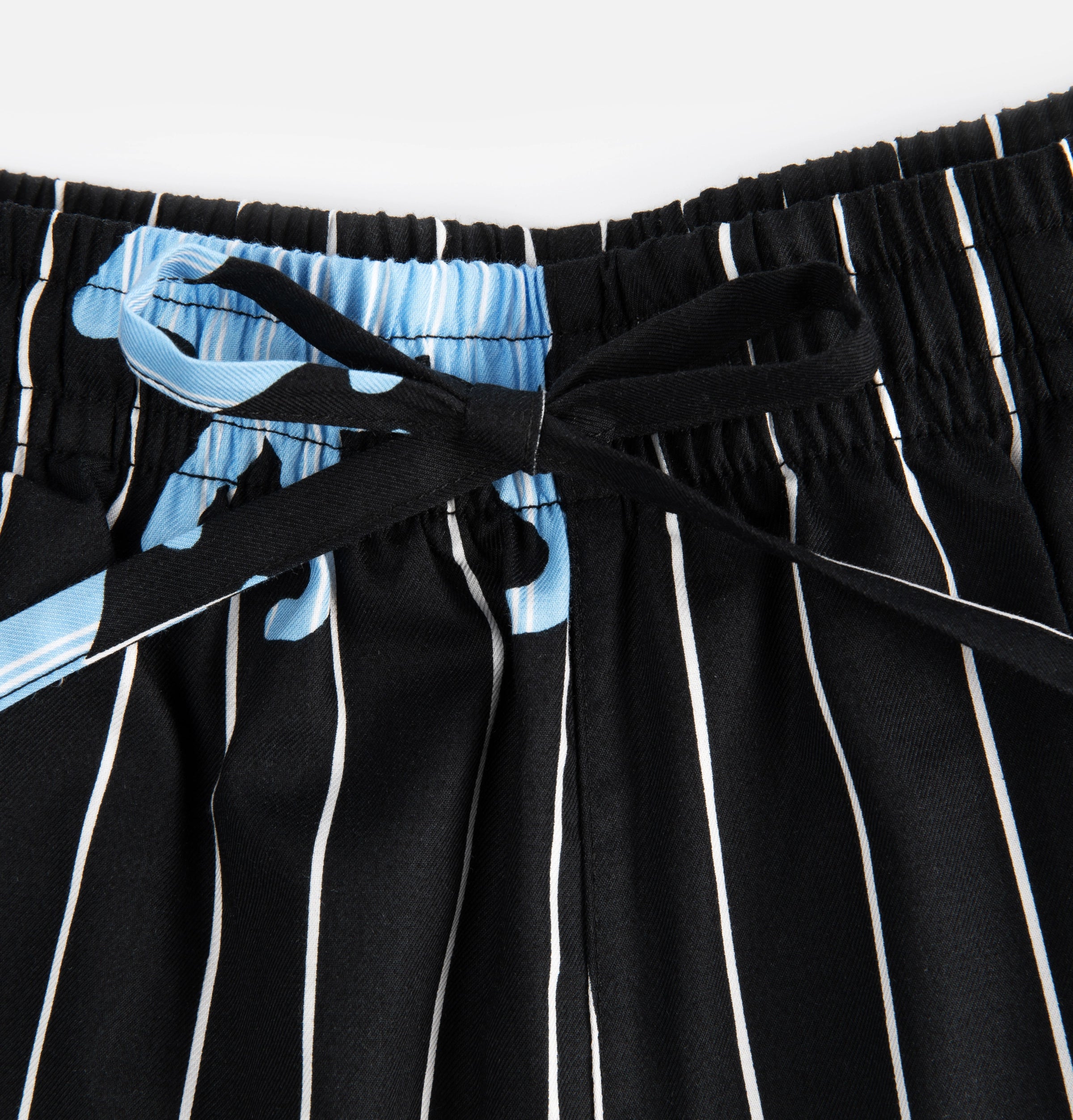 “Z” Tencel Cotton Blend Short Sleeve And Pants Loungewear Set Black Panther