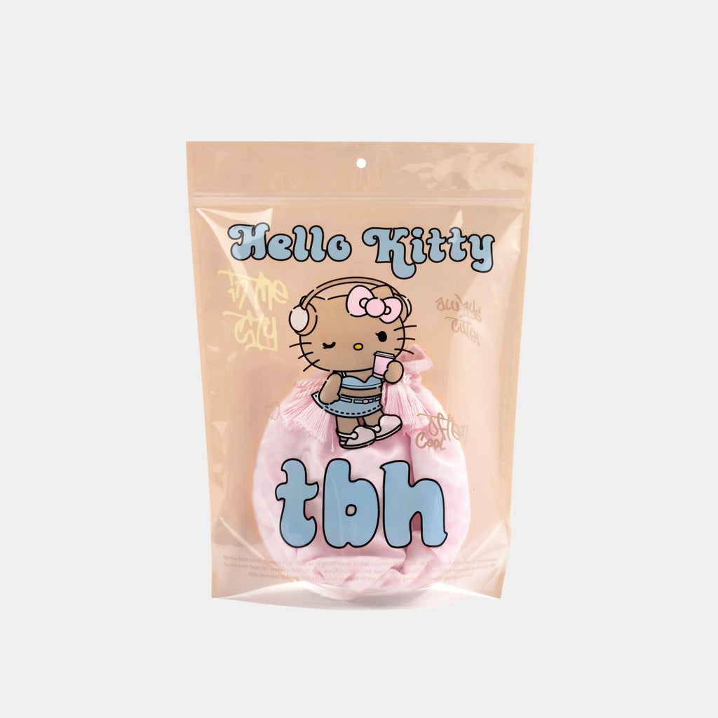"Hello Kitty" Travel Drawstring Bag Set – Pink Leopard