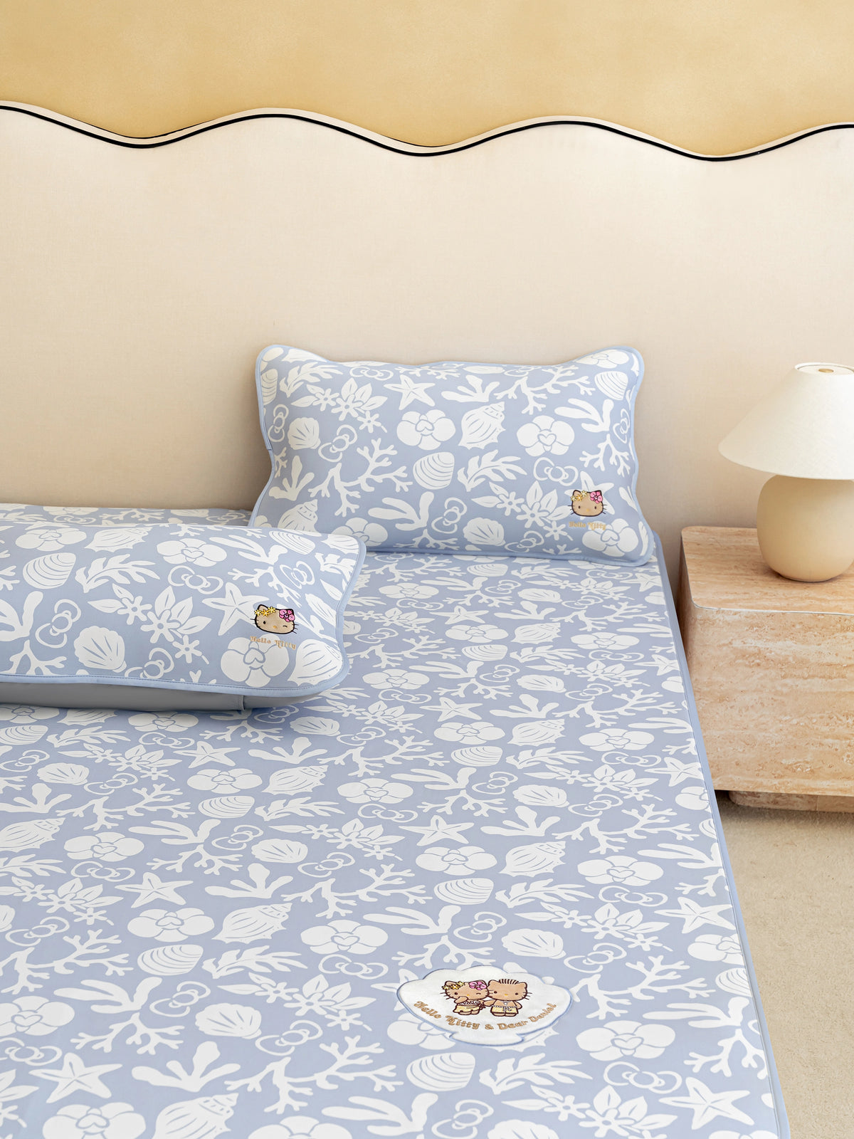 "Hello Kitty" Cooling Bed Mat Set – Breezy Blue