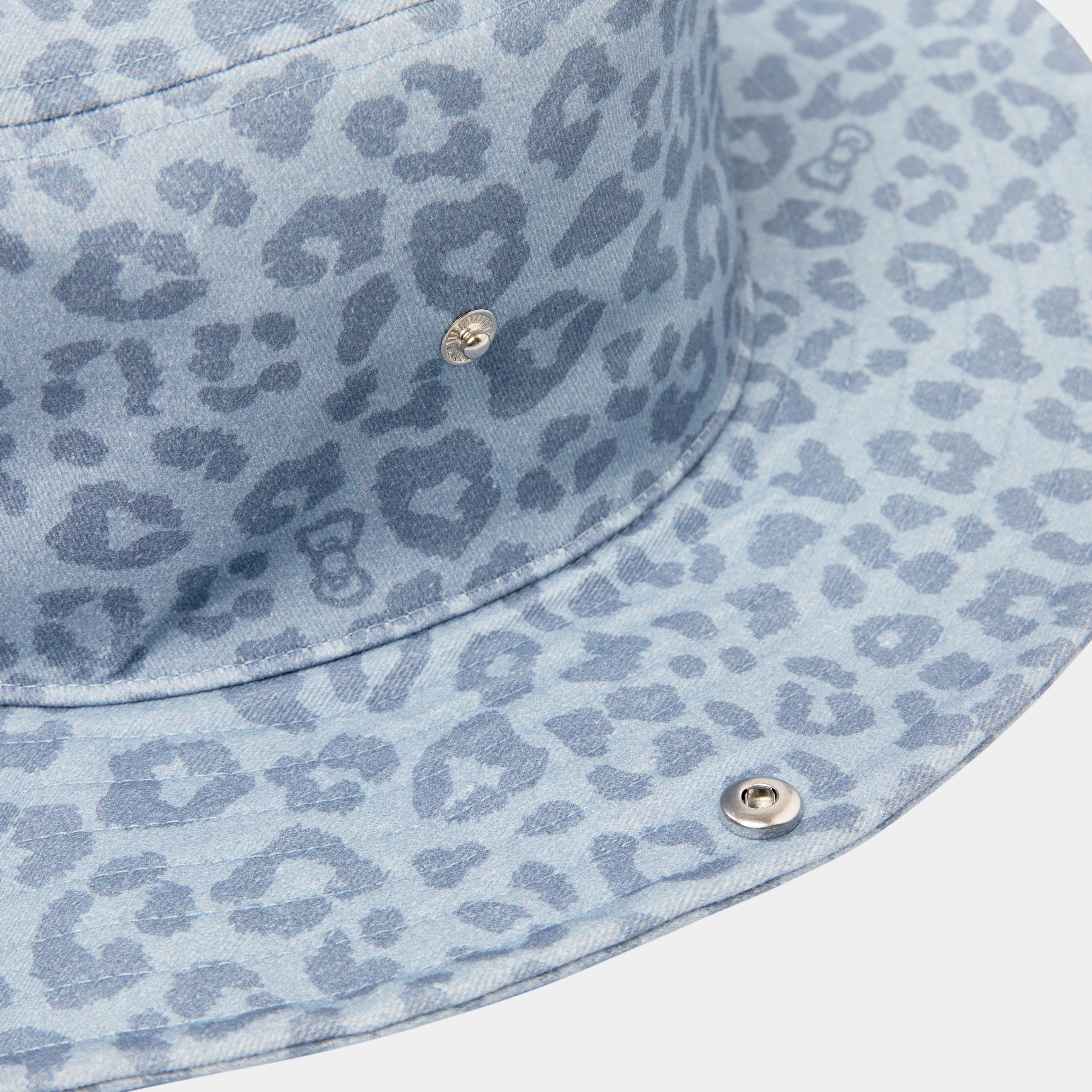 "Hello Kitty" Cowboy Cap – Denim Leopard
