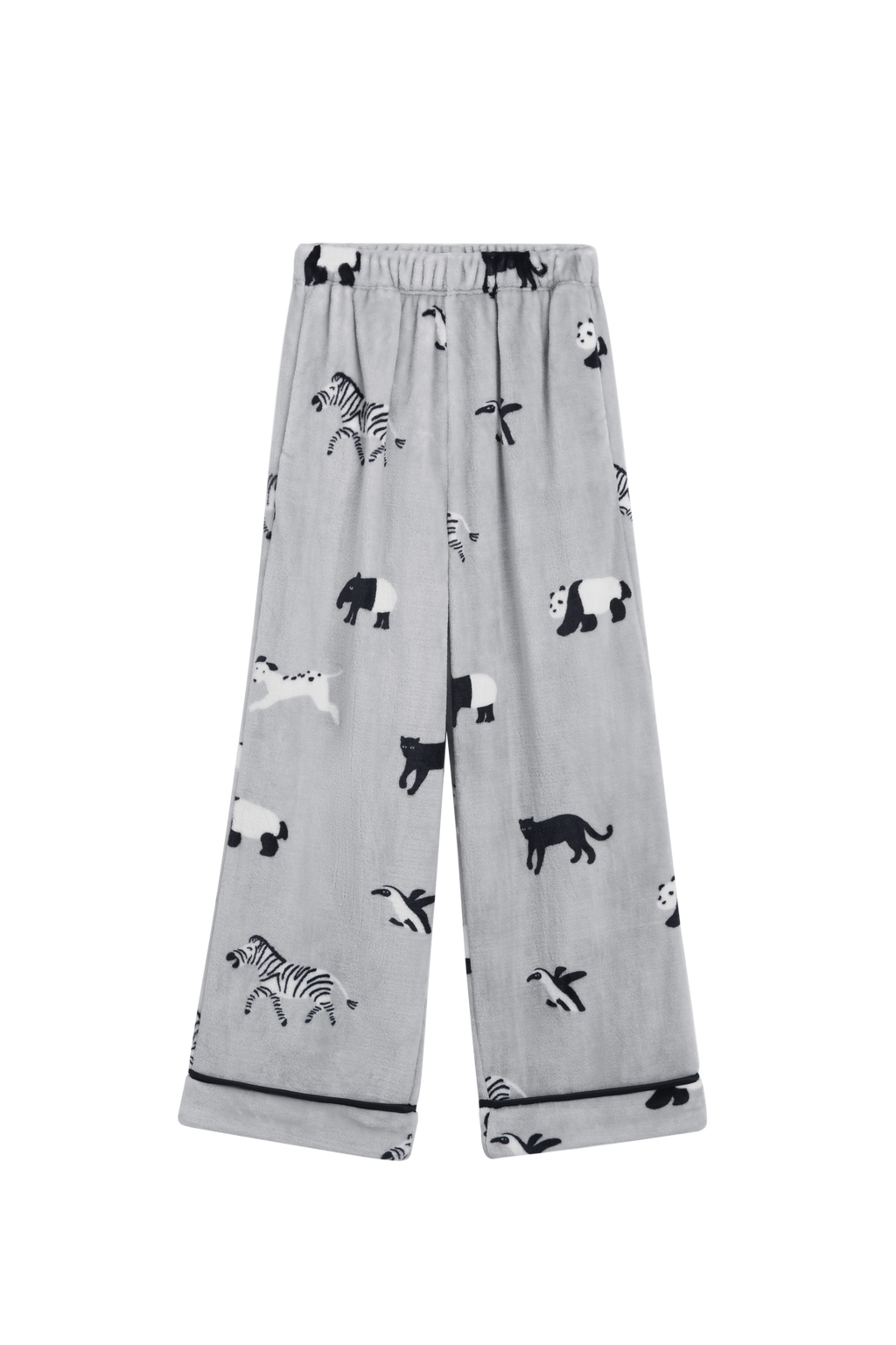 "Panda PomPom" Flannel Loungewear Set – Bestie
