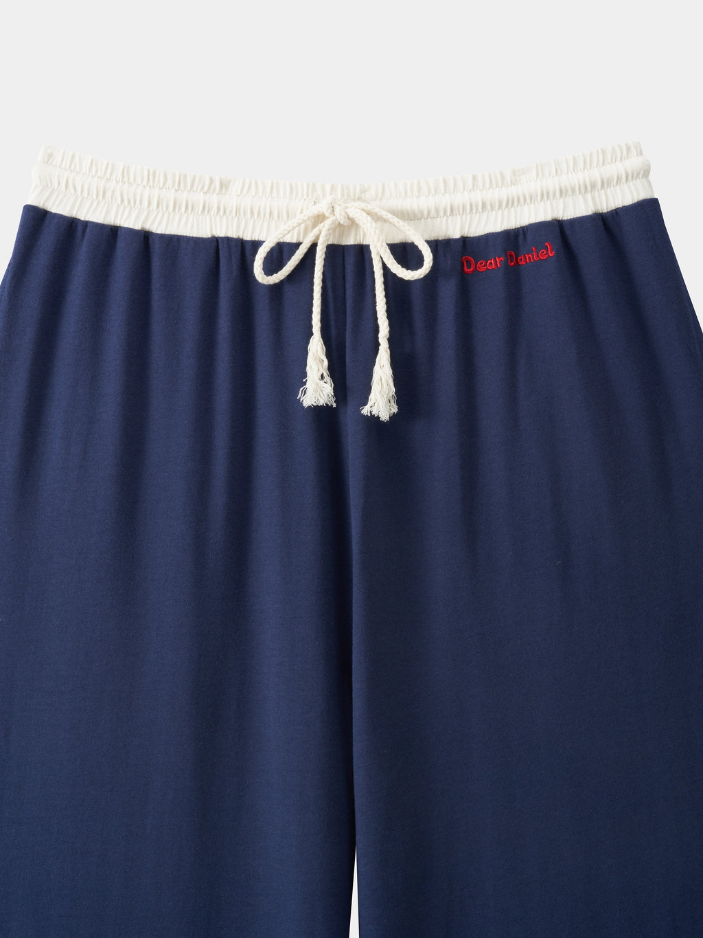 "Dear Daniel" Jersey Breton Stripe Loungewear Set Long Sleeve – Blue & White
