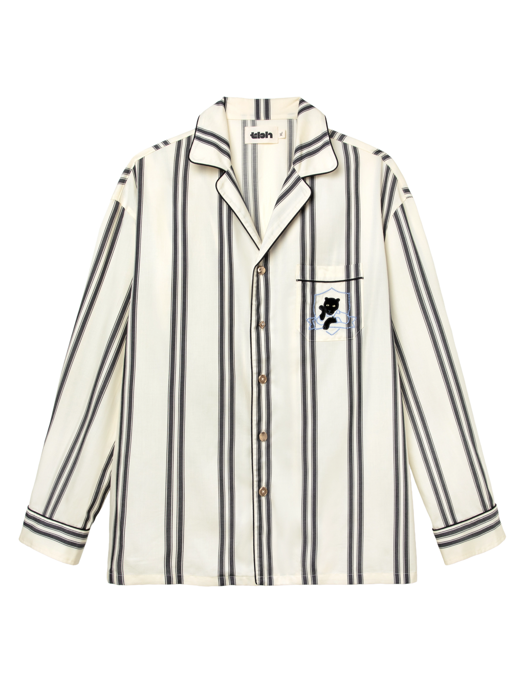 "Urban Jungle" Tencel Cotton Blend Loungewear Set – Moonlight White