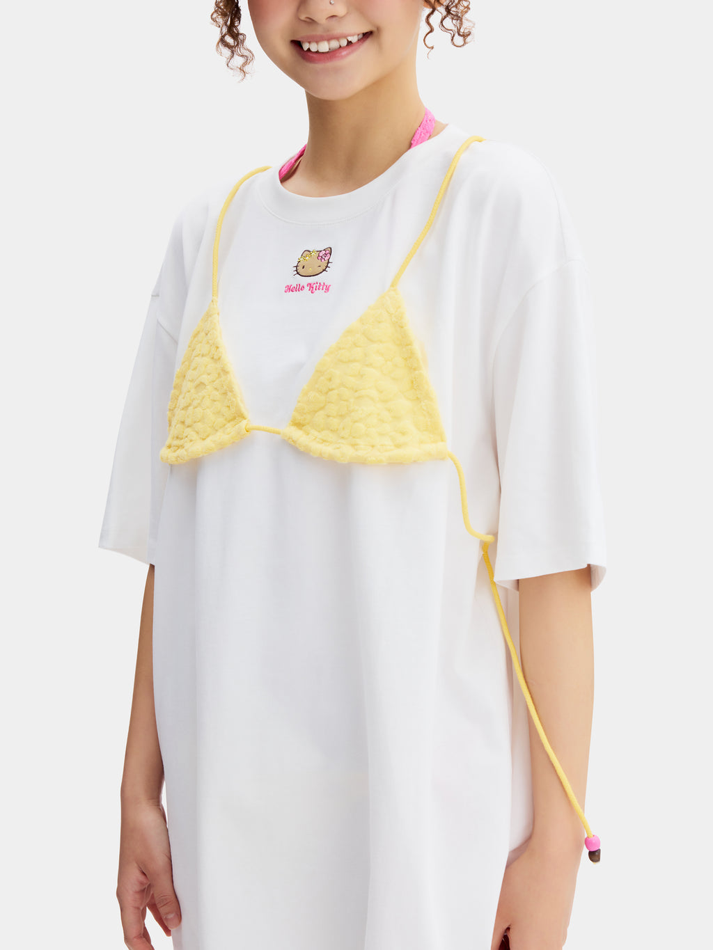 "Hello Kitty" Bikini Print T-Shirt – Sunbeam Leopard