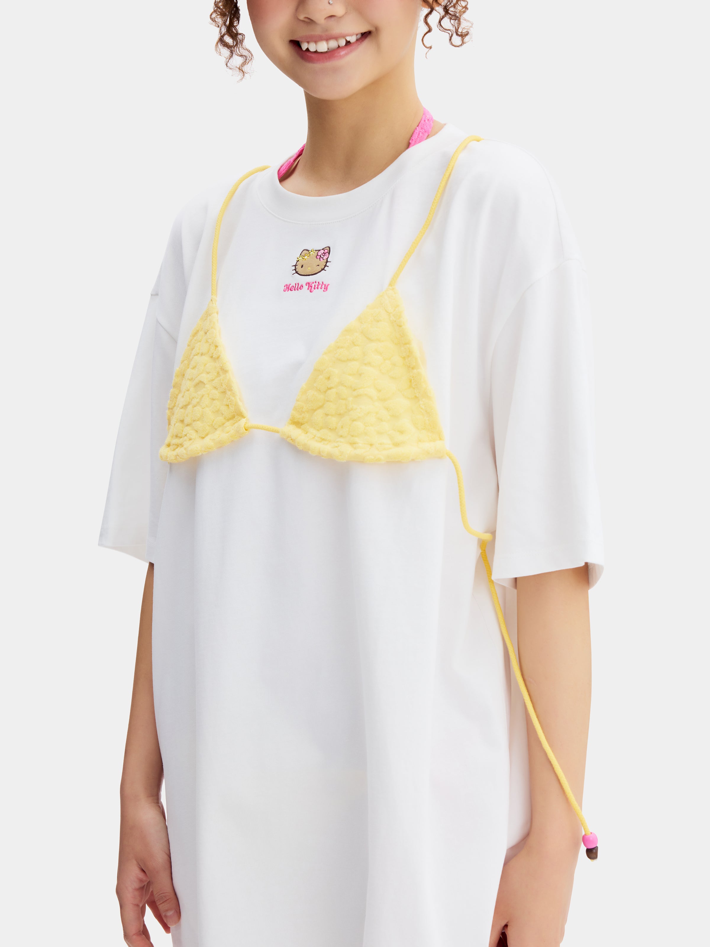 "Hello Kitty" Bikini Print T-Shirt – Sunbeam Leopard