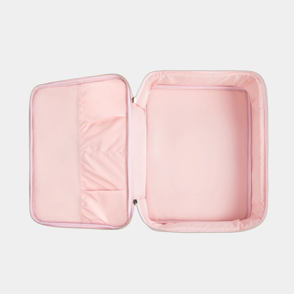 "Hello Kitty" Large Quilted Travel Storage Bag – Pink Leopard