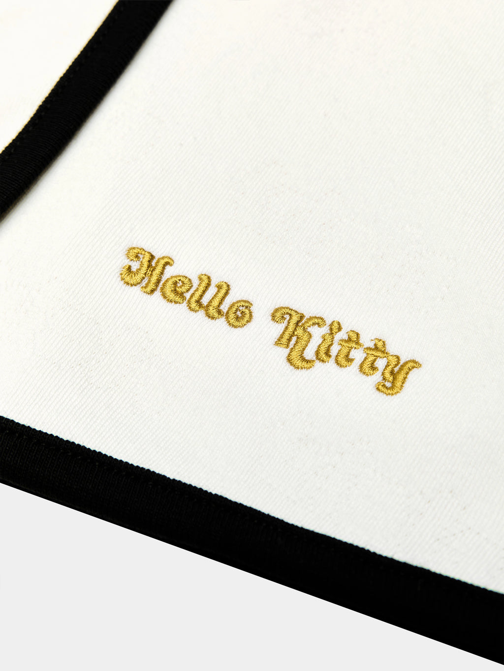 "Hello Kitty" Stretch Cotton Jersey Polo Skort Set – Pearl White