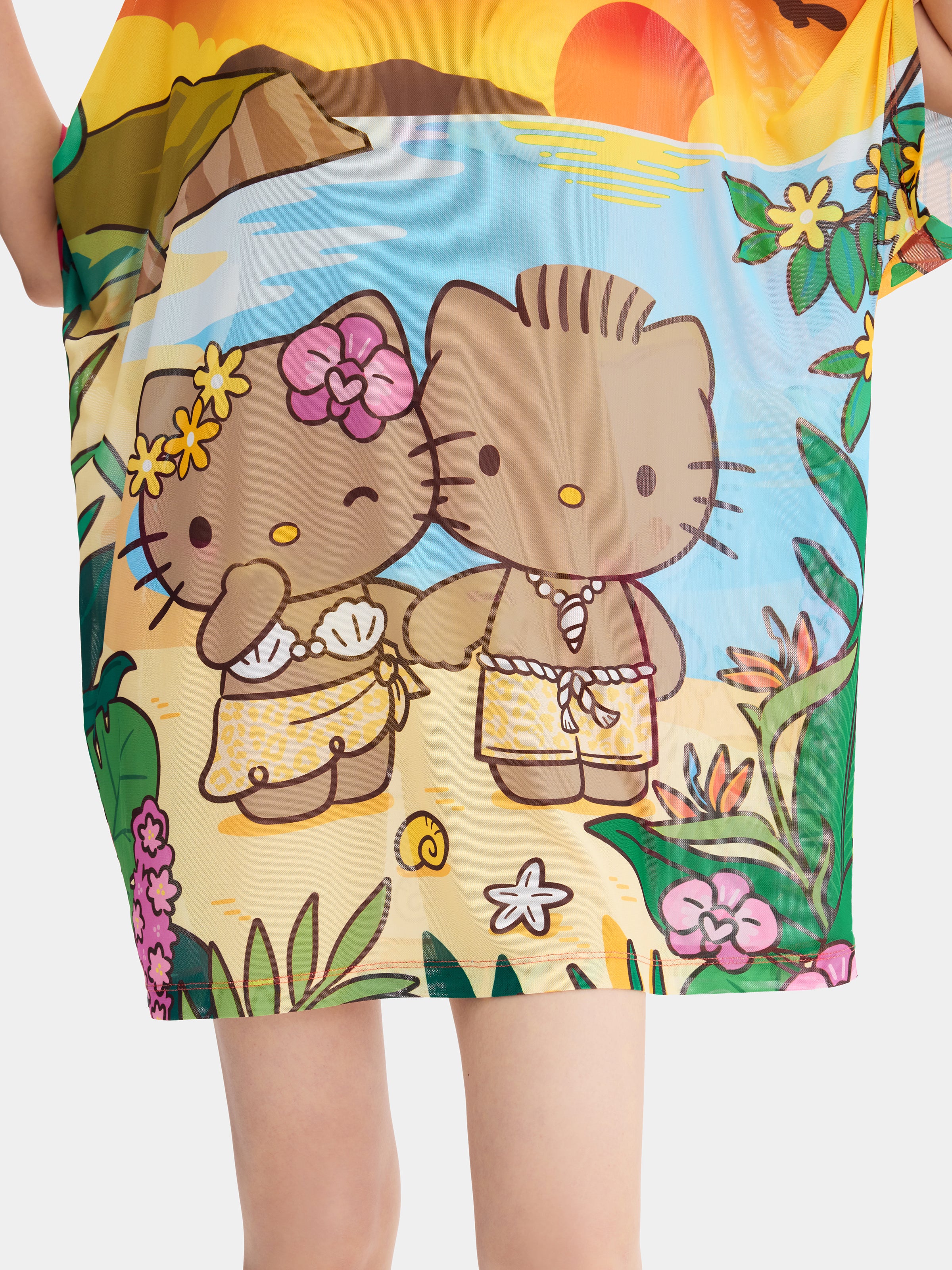 "Hello Kitty & Dear Daniel" Mesh T-Shirt – Watching Sunsets Together
