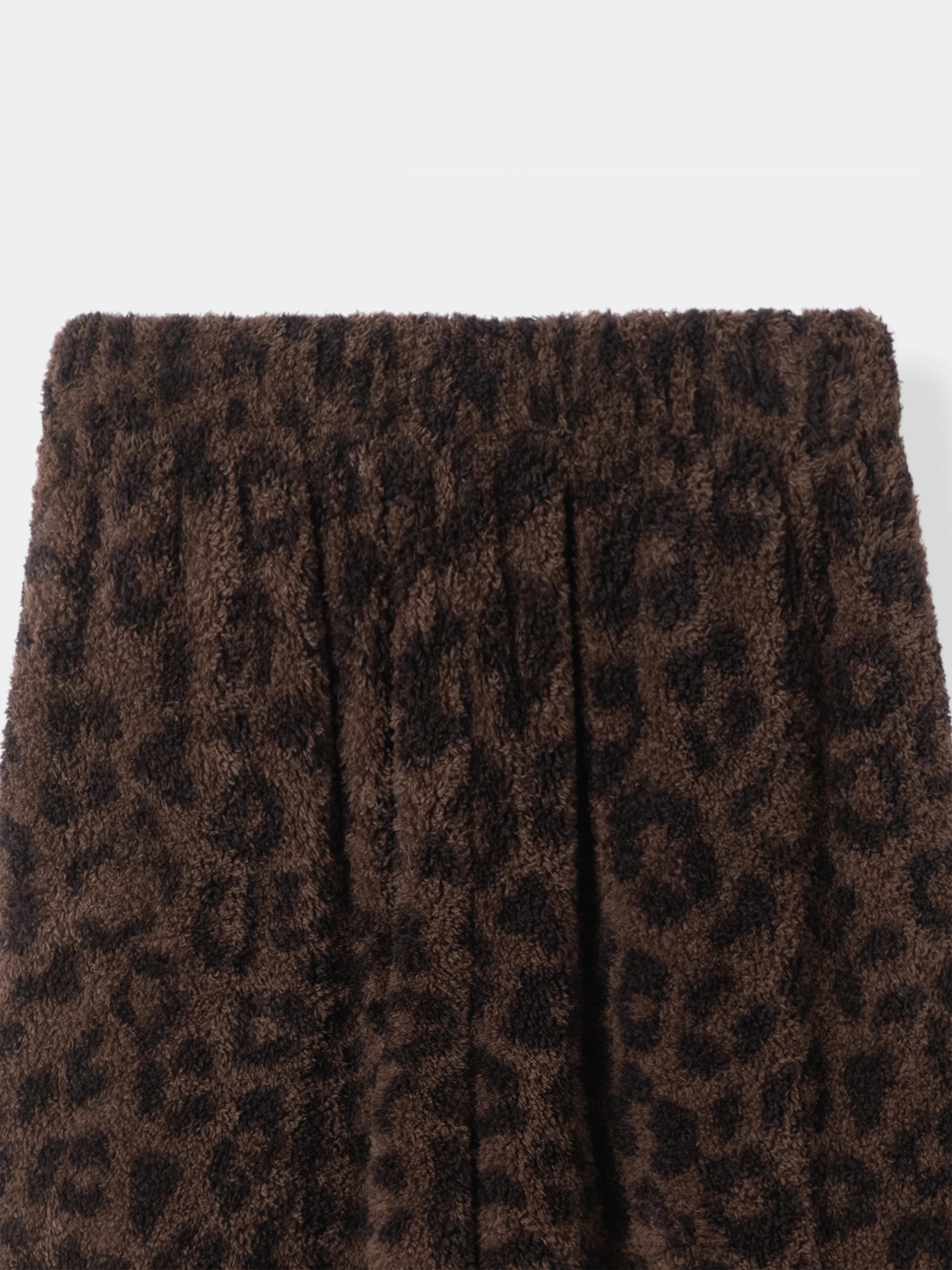 "Hello Kitty" Polar Fleece Peter Pan Collar Loungewear Set – Choco
