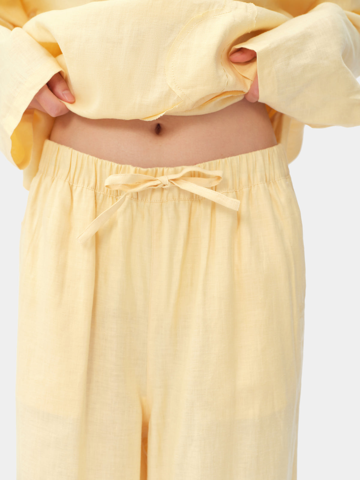 tbh Wōdrobe Hemp Loungewear Set Long Sleeve – Húlu Yellow
