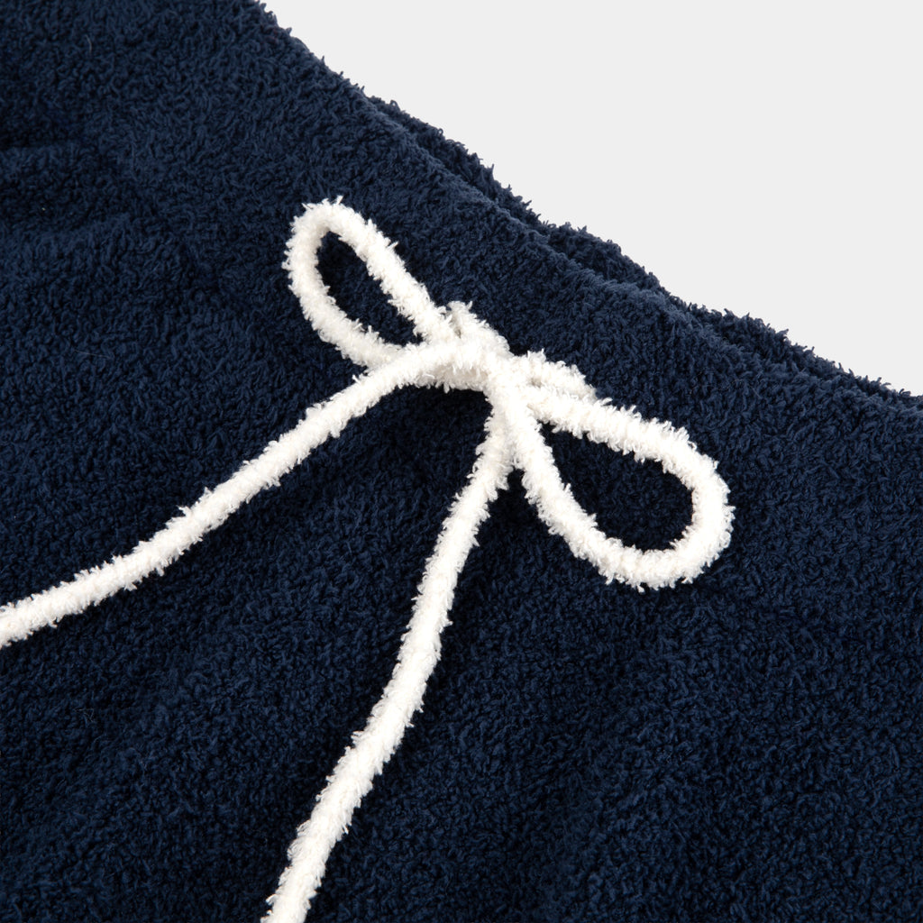 "Urban Jungle" Havey Knit Loungewear Set Night Blue