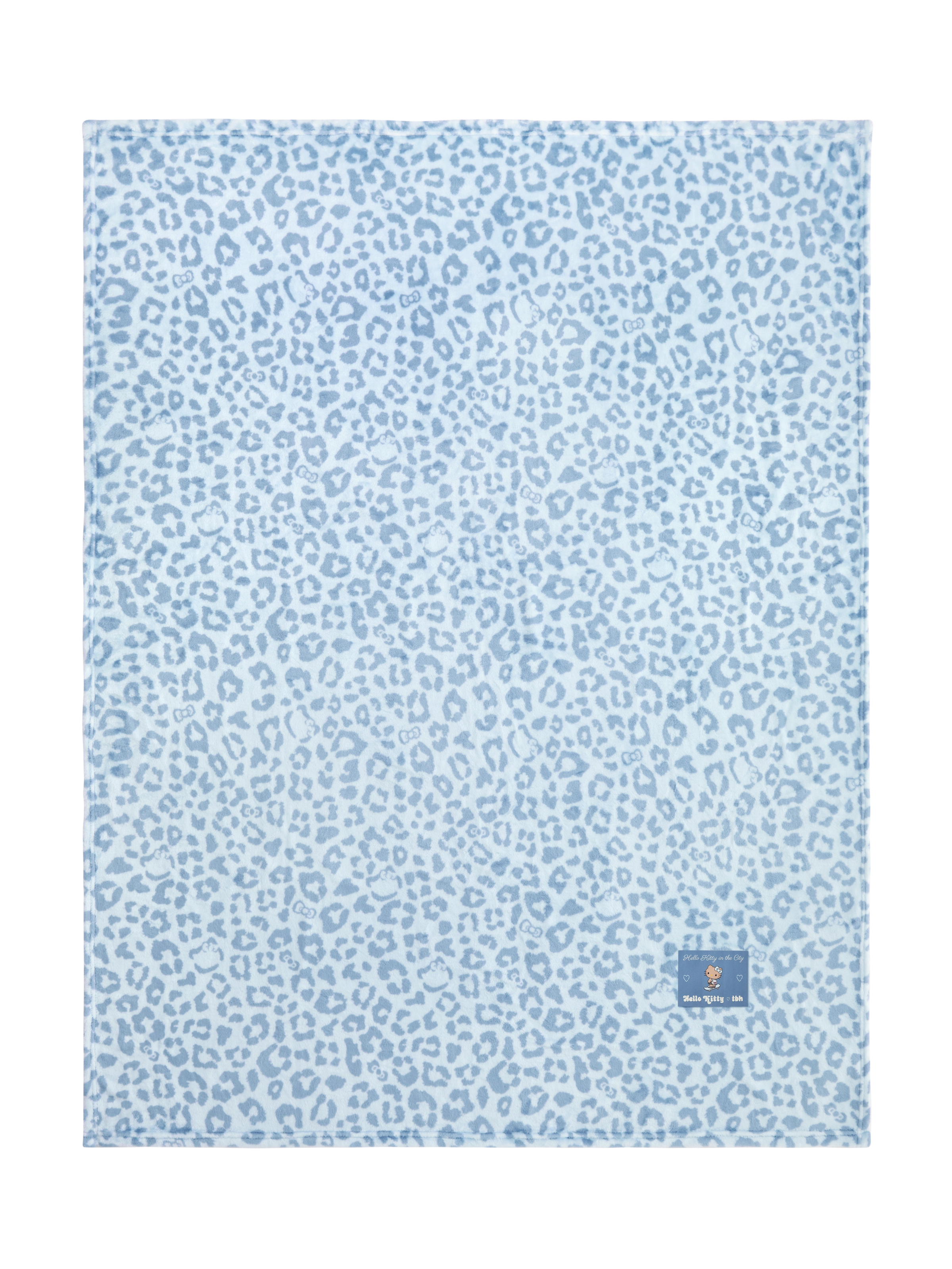 "Hello Kitty"  Cushion & Scented Flannel Throw Set – Denim