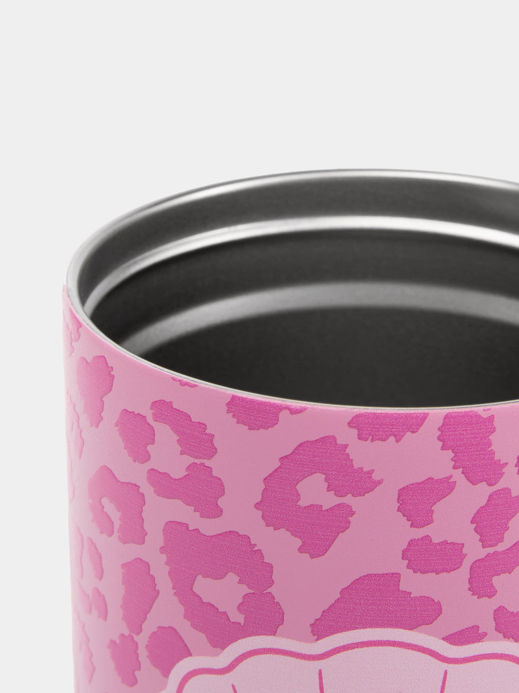 "Hello Kitty & Dear Daniel" Giant Stainless Steel Travel Tumbler (With Mini Frame Purse) – Hot Pink Leopard – 900ml