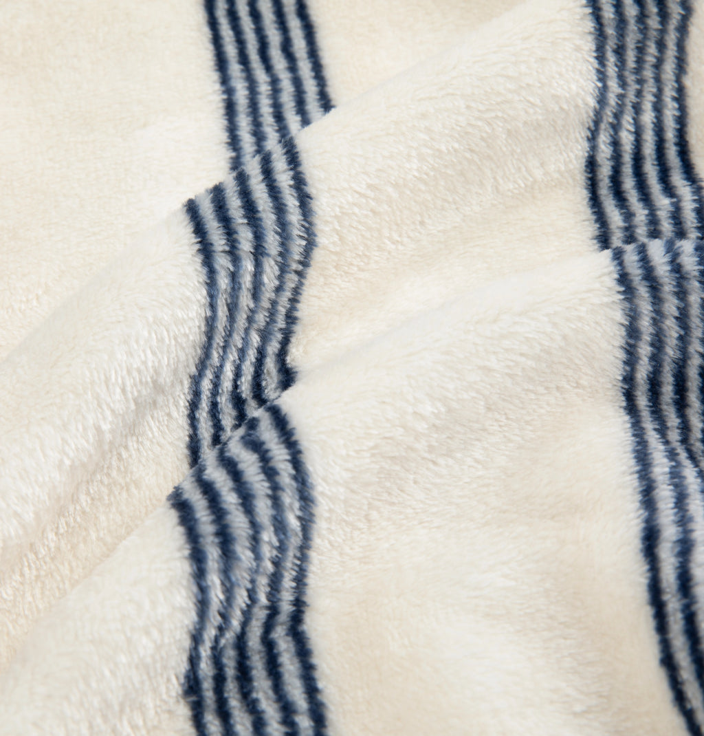 “Urban Jungle” Flannel Loungewear Set Beige Stripes