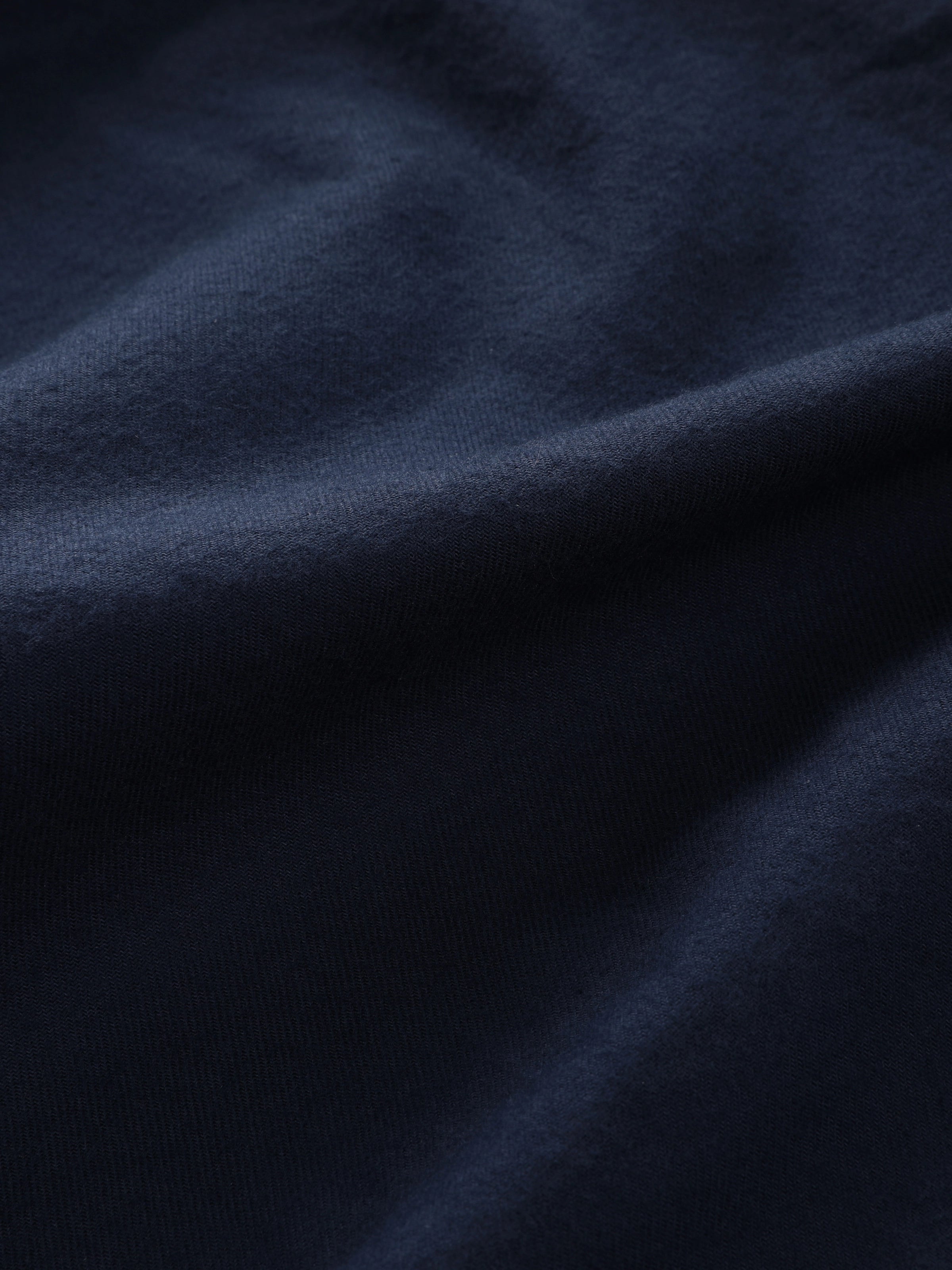 “Urban Jungle” Thickened Cotton Flannel Loungewear Set Night Blue