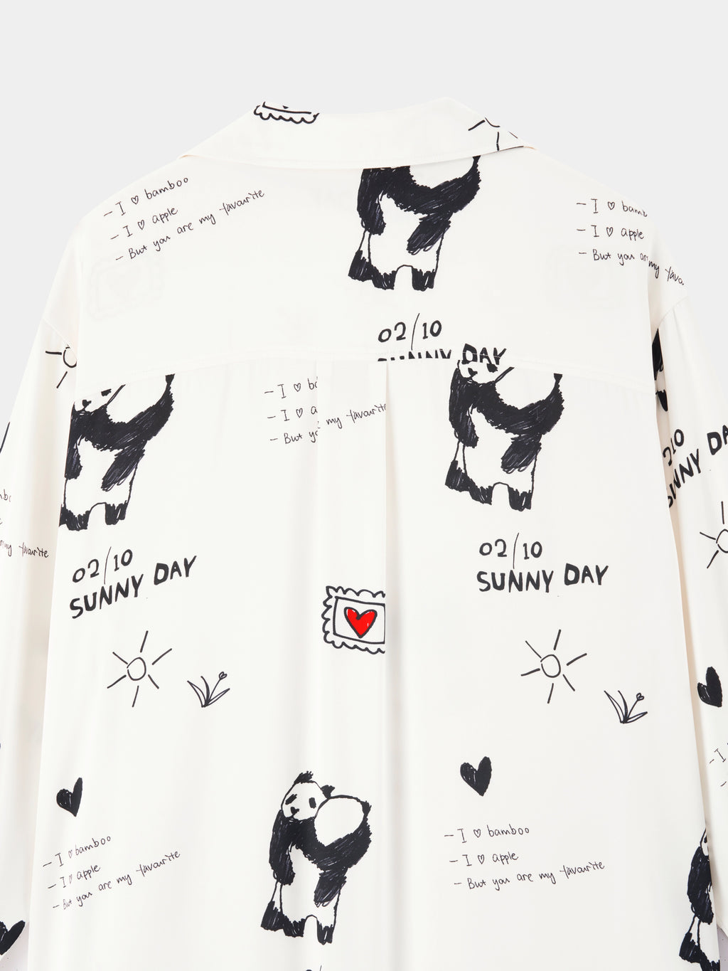 "Panda PomPom" Satin Nightgown – Flipped