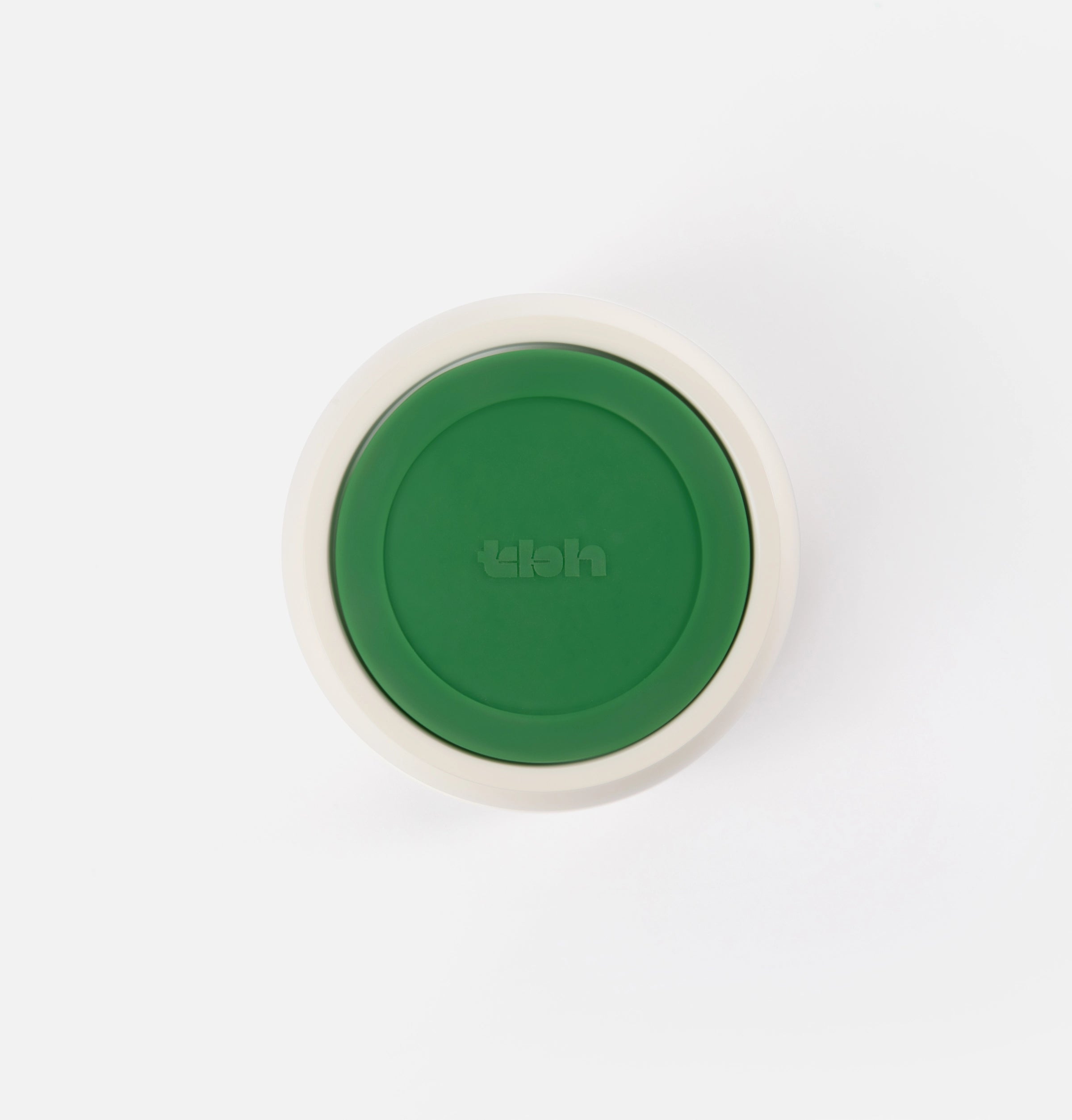 "Panda PomPom" goblet-shaped stainless steel Travel tumbler Milky White