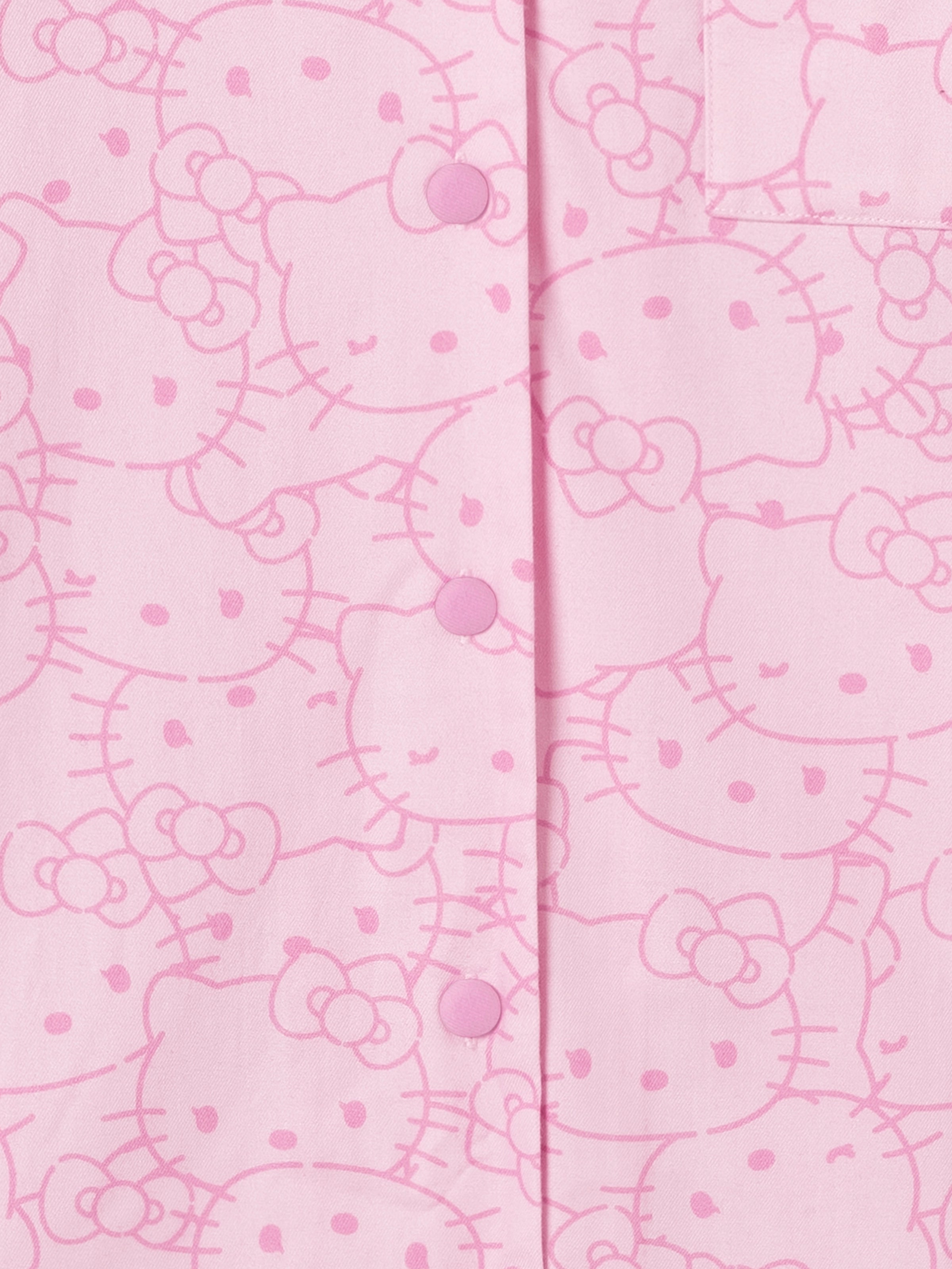 "Hello Kitty" Cotton Flannel Loungewear Set – Hello Kitty Pattern