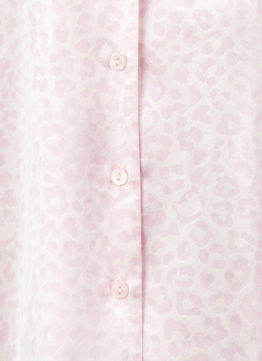 "Hello Kitty" Premium Heavy Mulberry Silk Loungewear Set – Pink Leopard